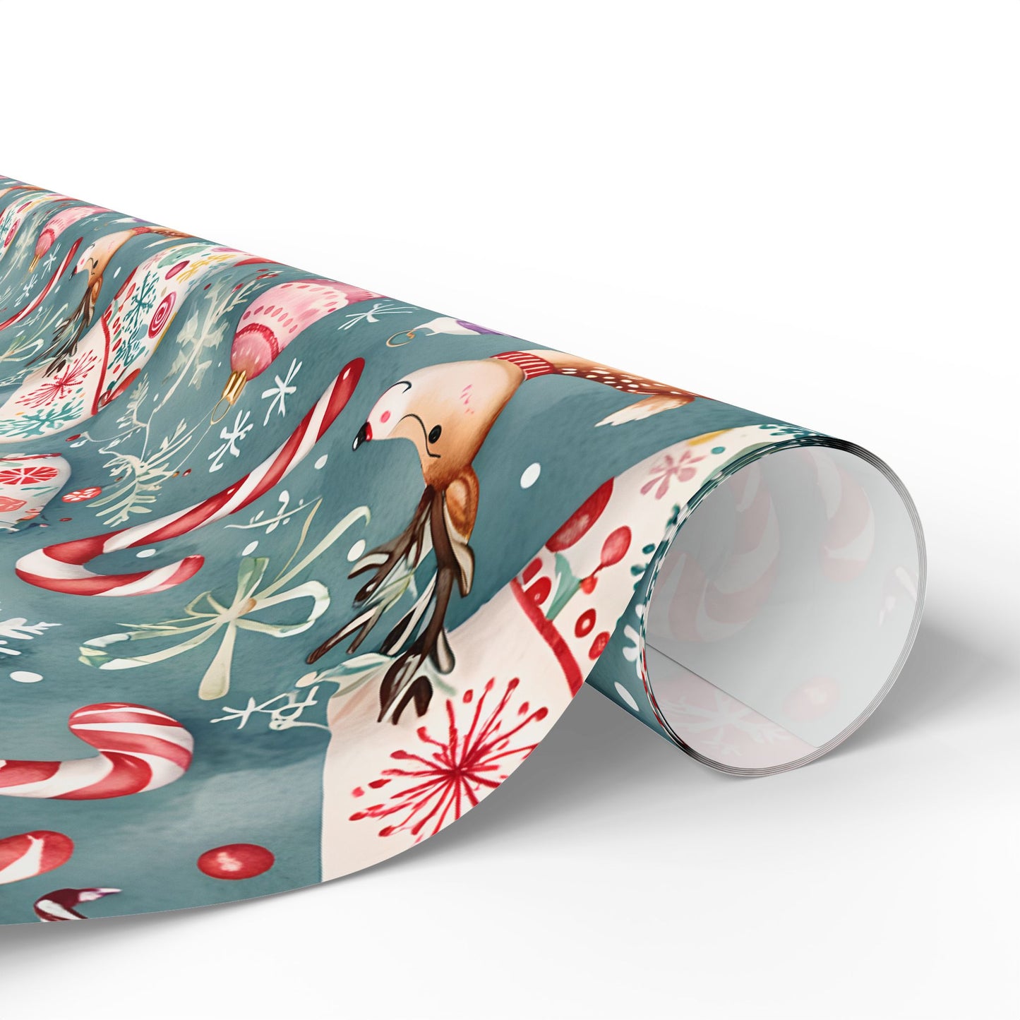Stocking Situation – Sweet & Snuggly Christmas Wrapping Paper