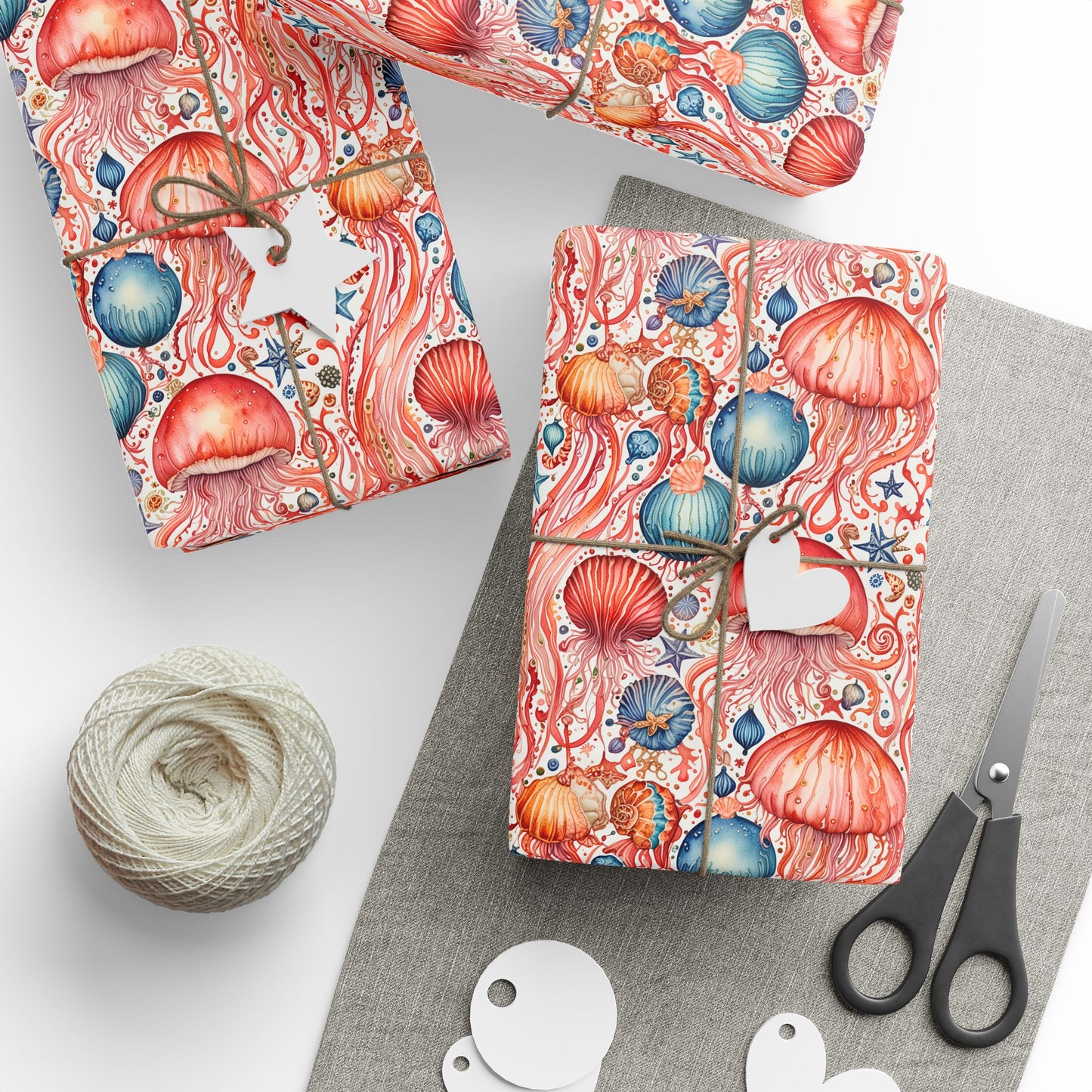 Wrapping Papers - Jellyfish Jamboree – Ocean Adventure Gift Wrap