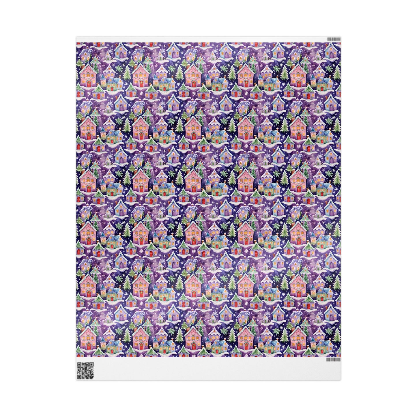 Merryville Magic – Enchanted Christmas Village Wrapping Paper