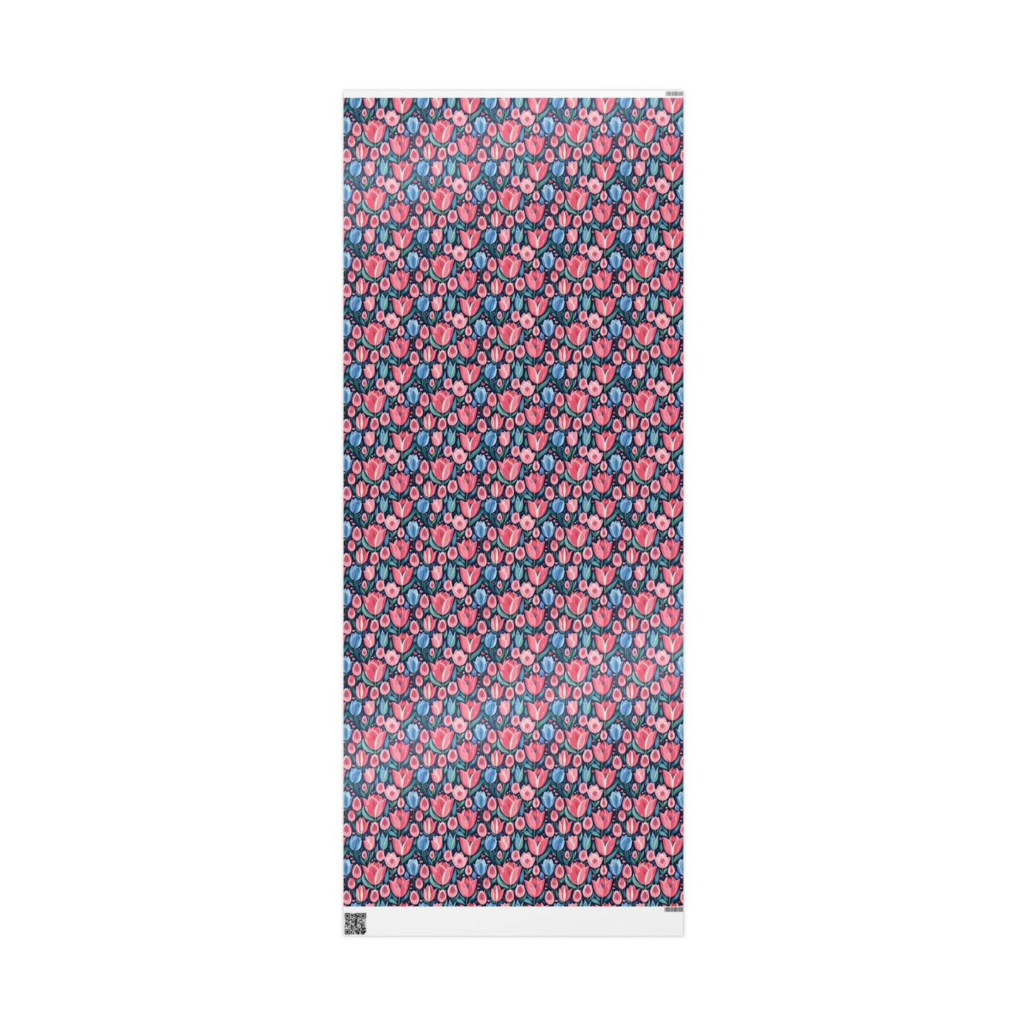 Vibrant Tulip Floral Wrapping Paper Roll