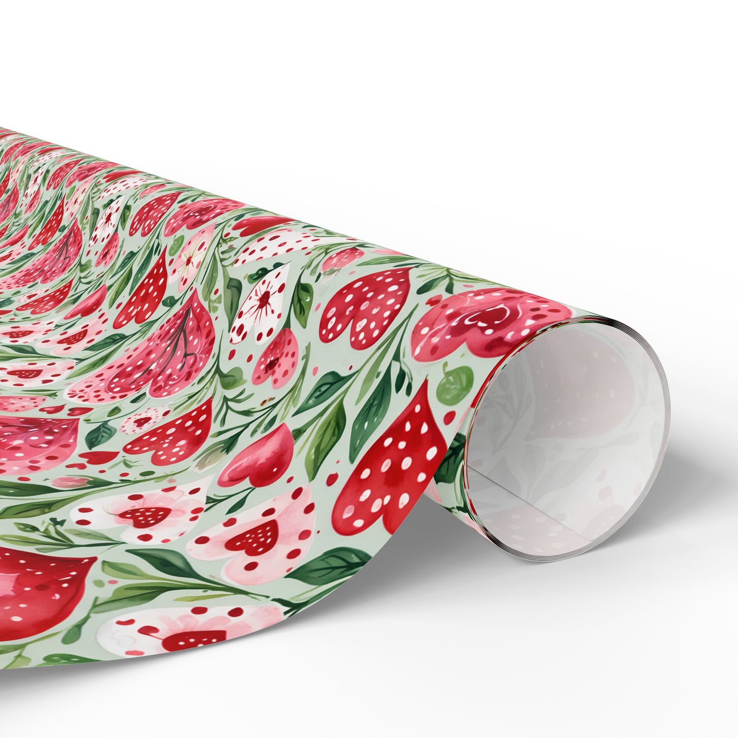 Charming Pink Heart Wrapping Paper for Gift Giving
