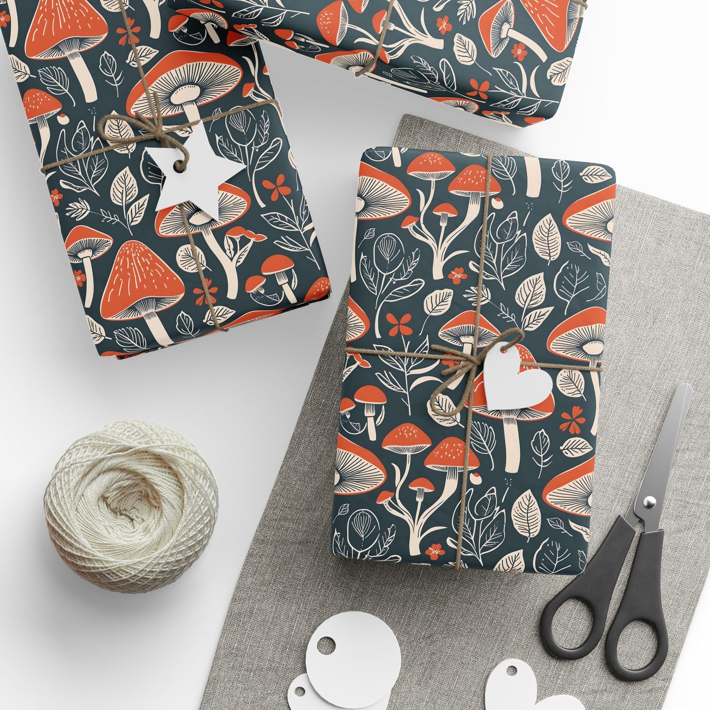 Retro - Inspired Mushroom Motif Design