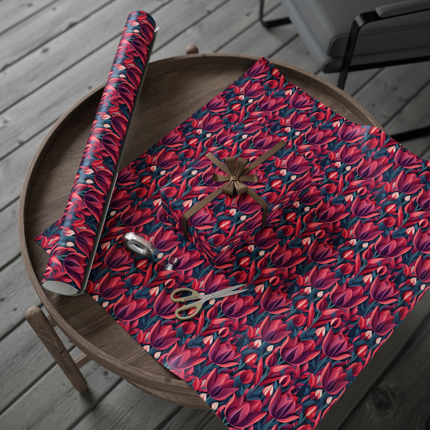 Tulip Grace – Elegant Gift Wrap for Life’s Special Moments”