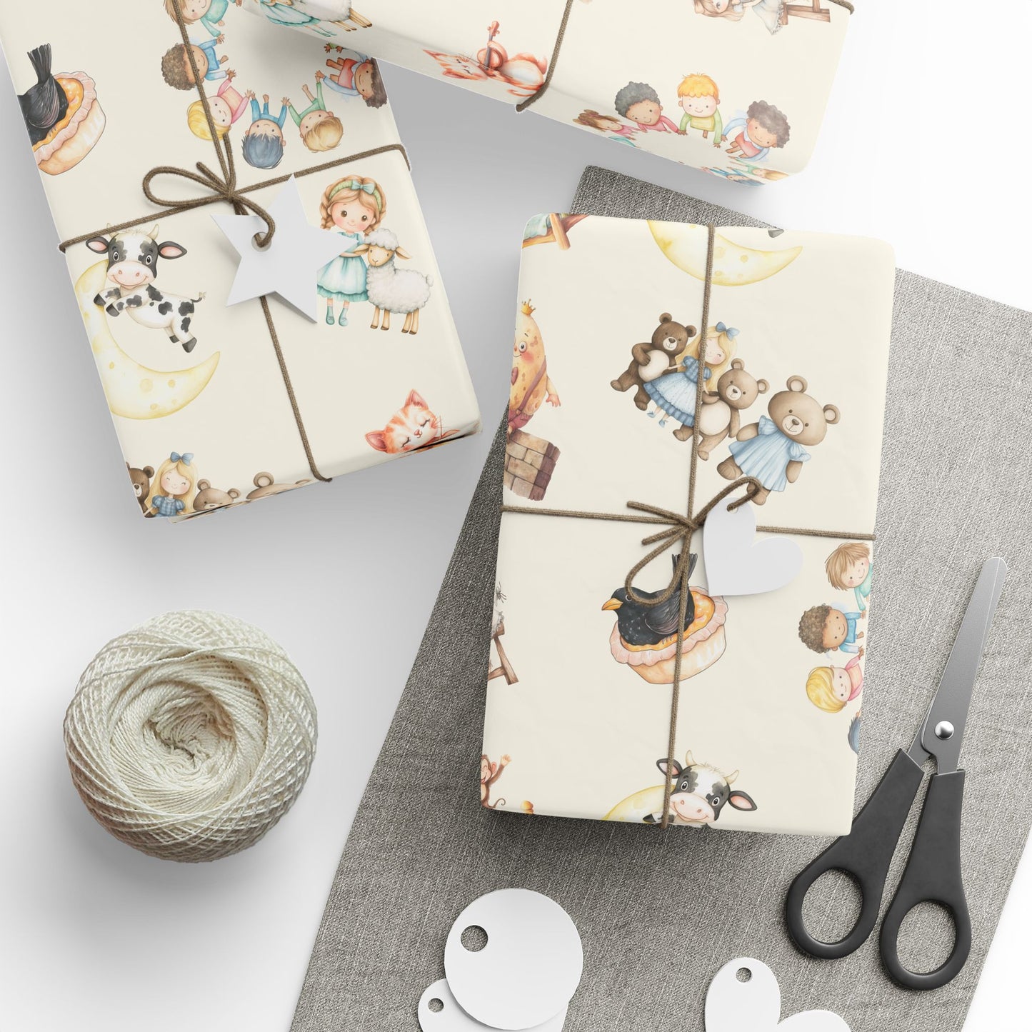 Whimsical Nursery Rhymes Wrapping Paper