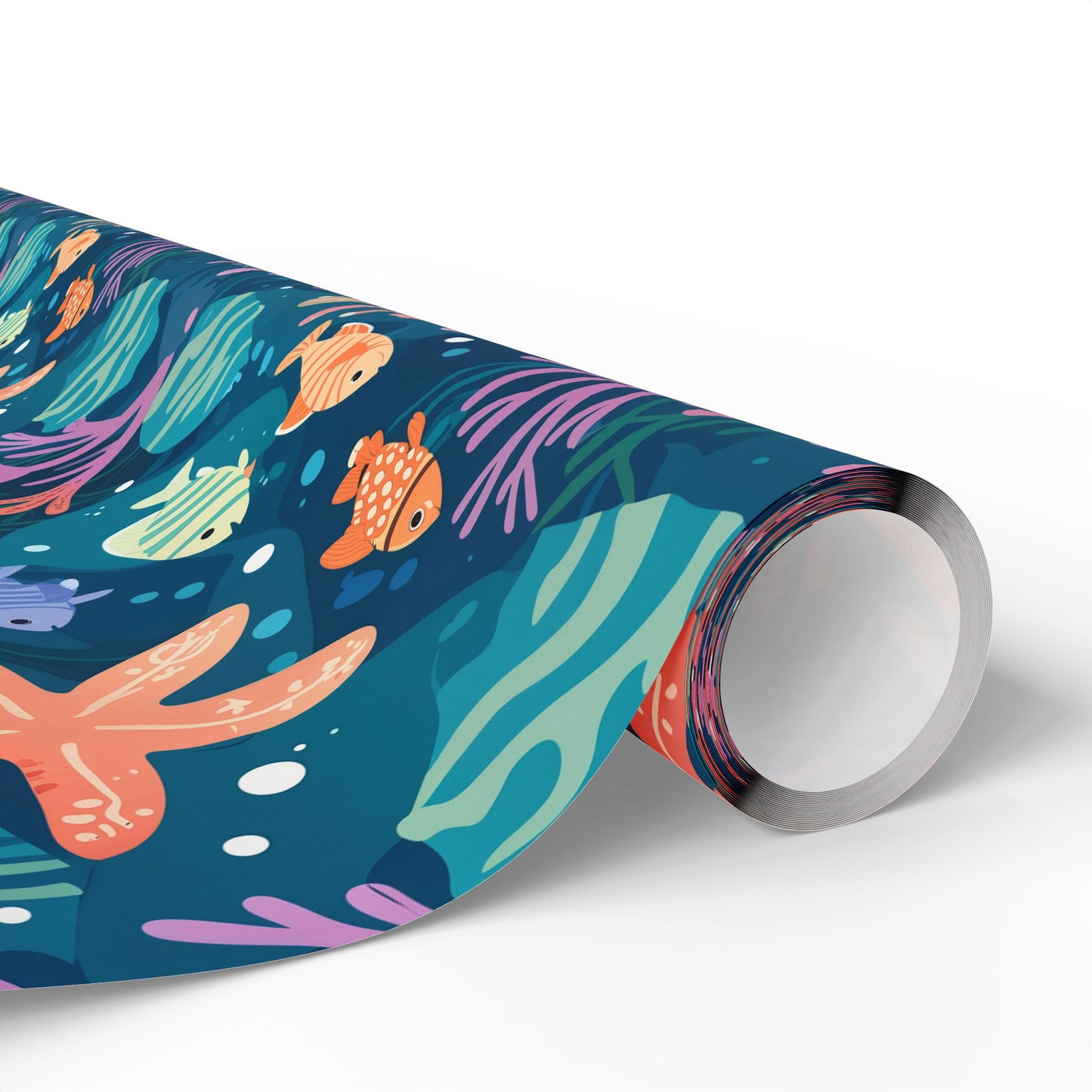 Blue and Coral Under Sea Theme