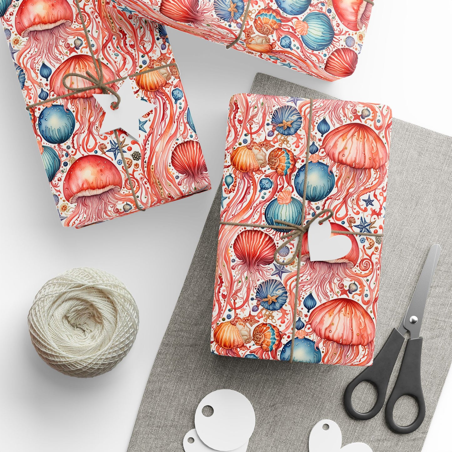 Wrapping Papers - Jellyfish Jamboree – Ocean Adventure Gift Wrap