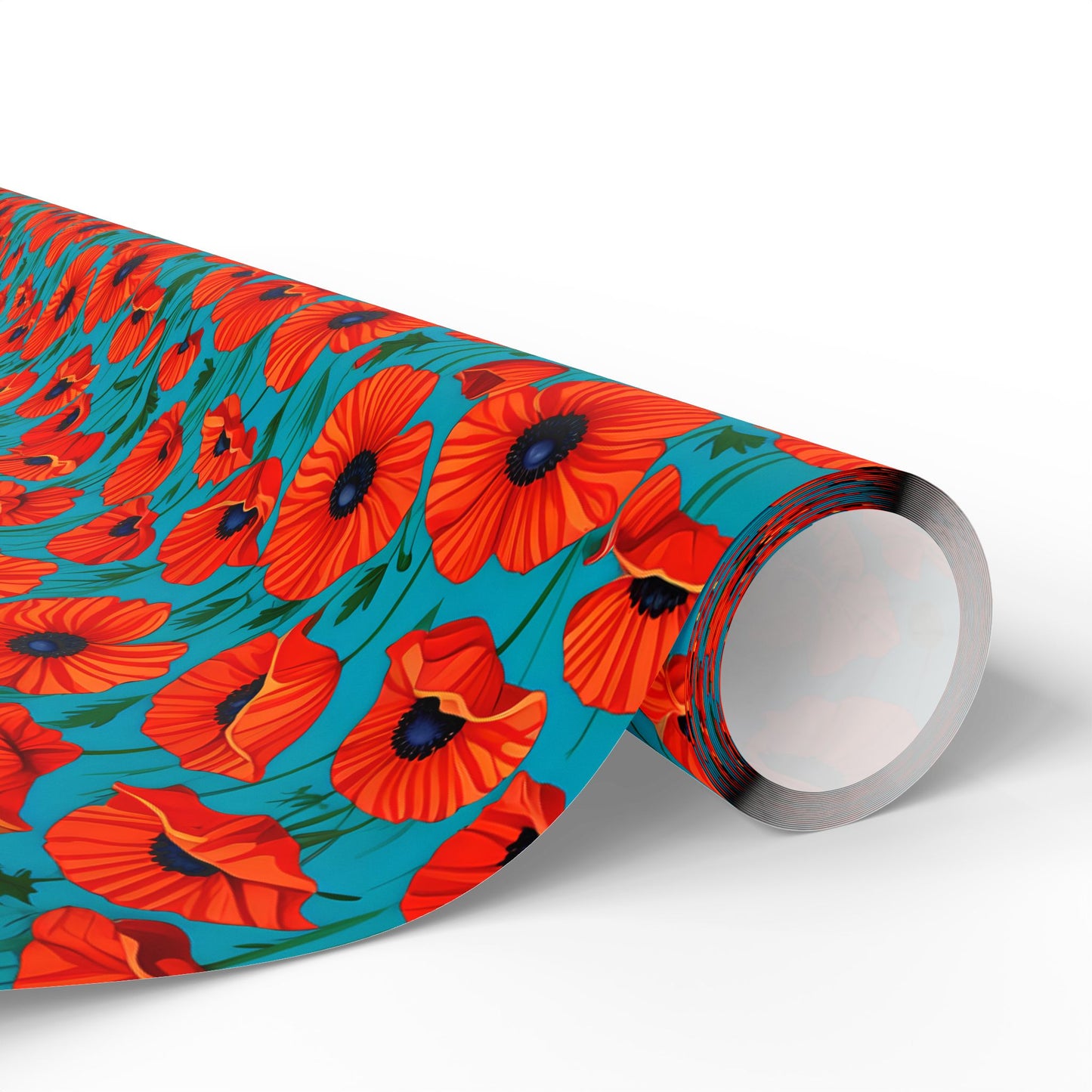 Red Poppies Wrapping Papers