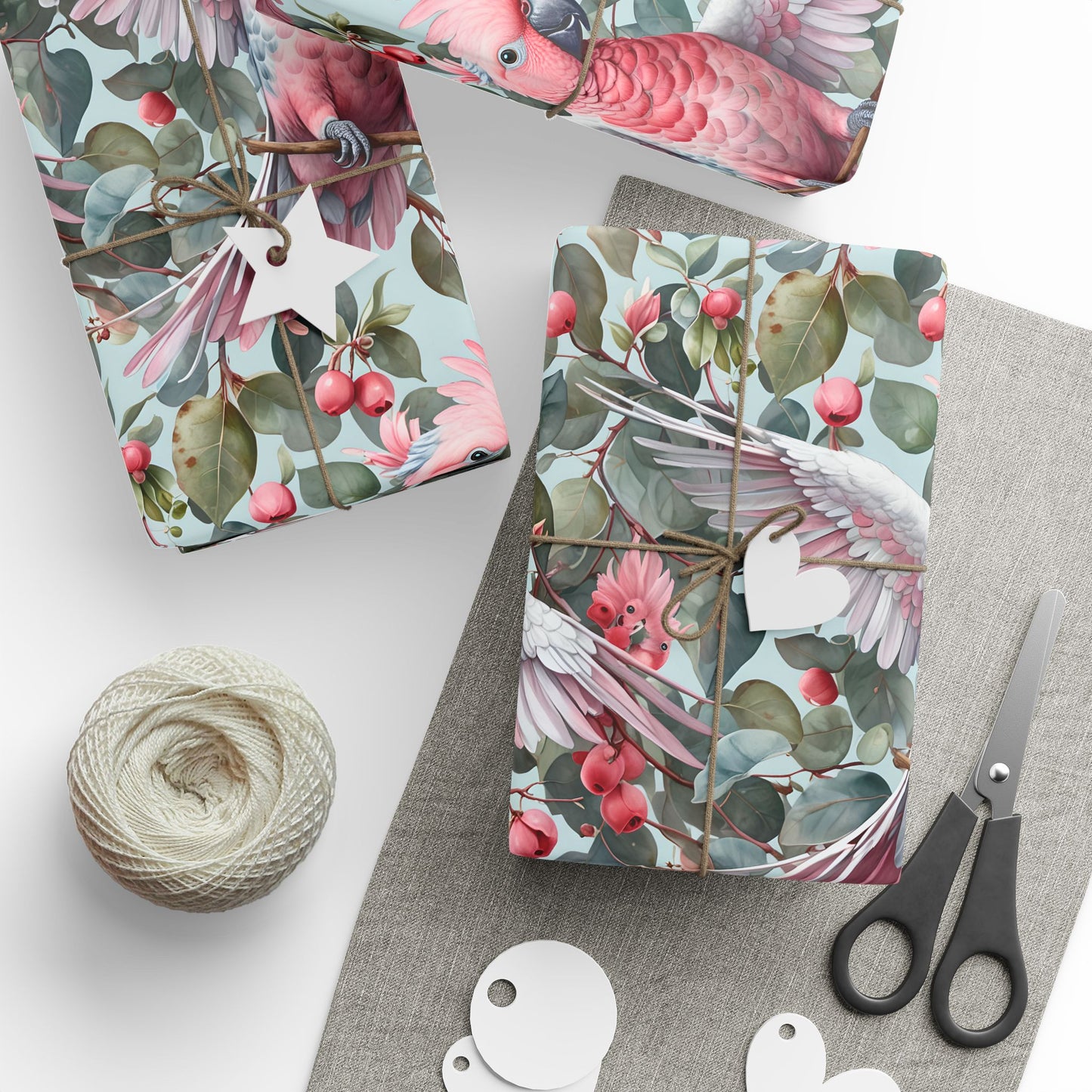 Wrapping Paper: Australian Galah Print - Perfect for Nature Lovers