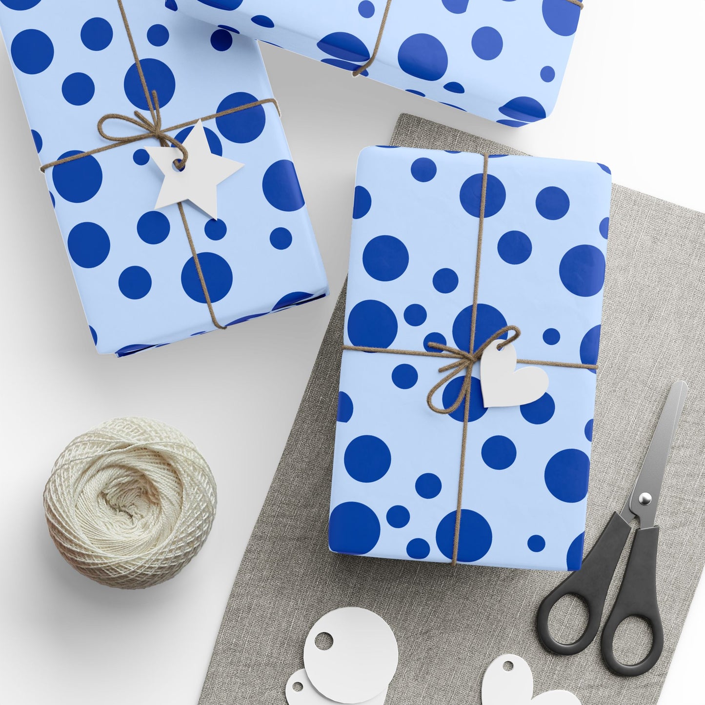 Blue Dots Delight – Cheerful Wrap