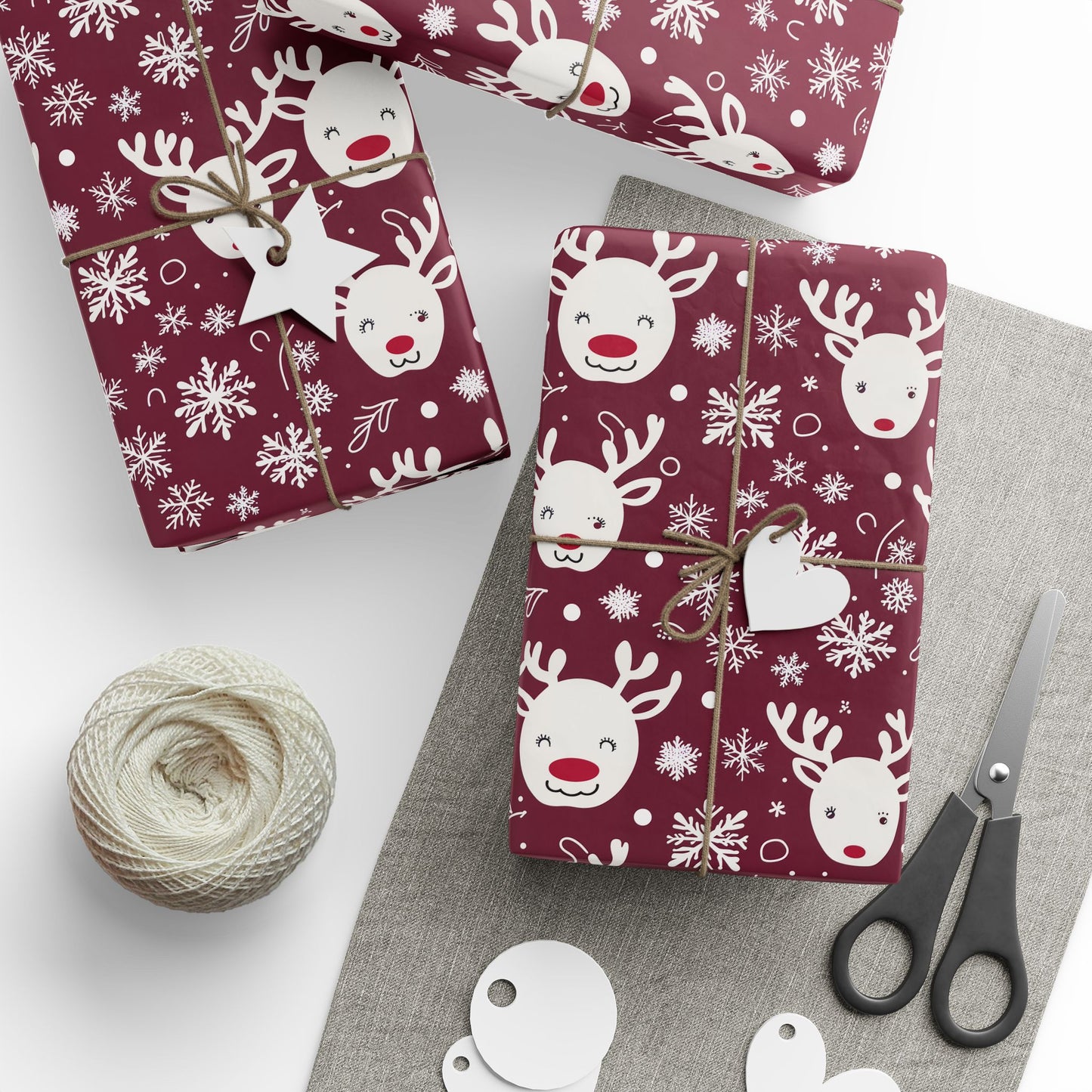 Sleigh All Day – Sassy Reindeer Wrapping Paper