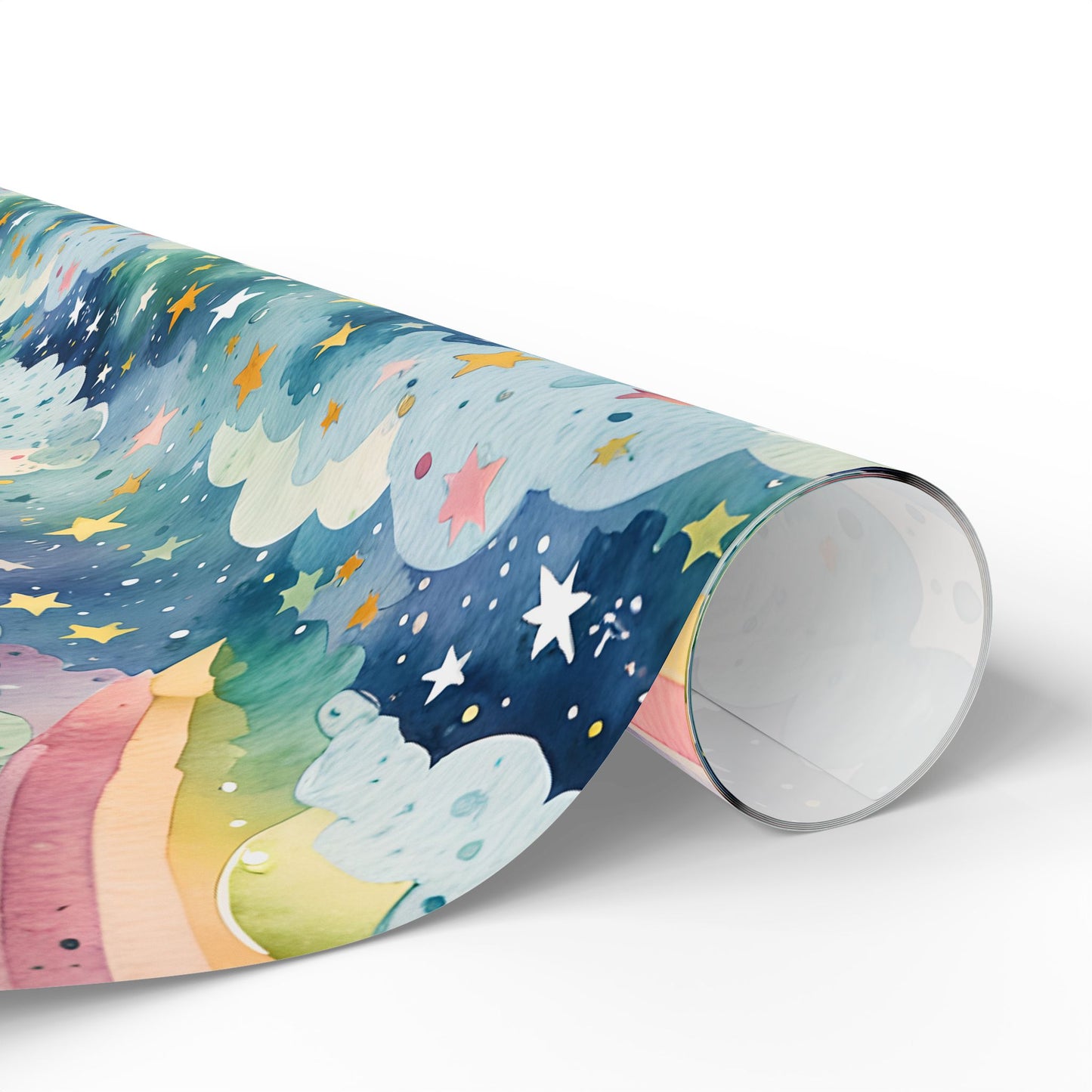 Rainbow Skies – Colorful Cloud Wrap for Joyful Gifting