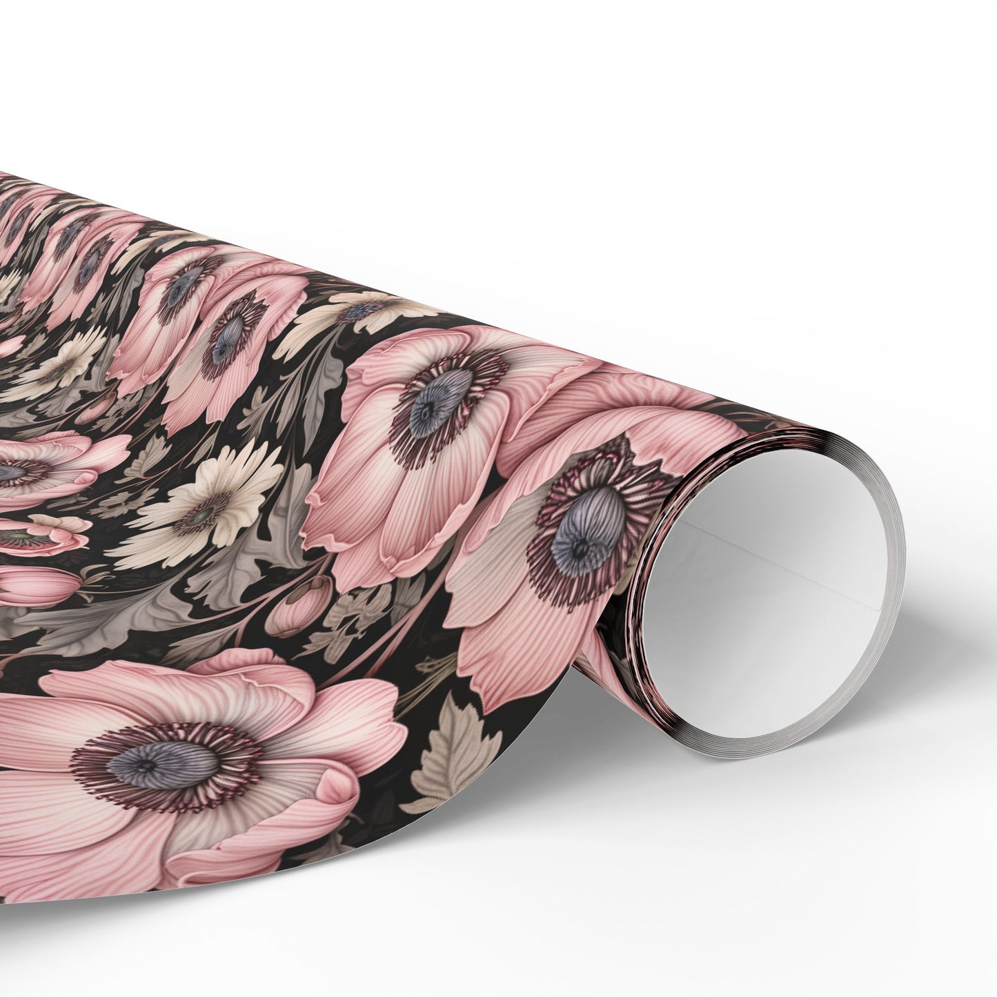 Elegant Pink Floral Wrapping Paper