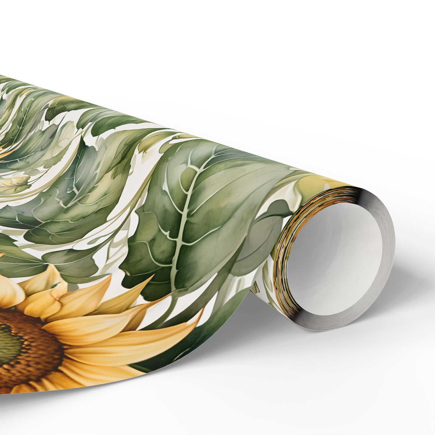 Cheerful Sunflower Patterned Gift Wrap