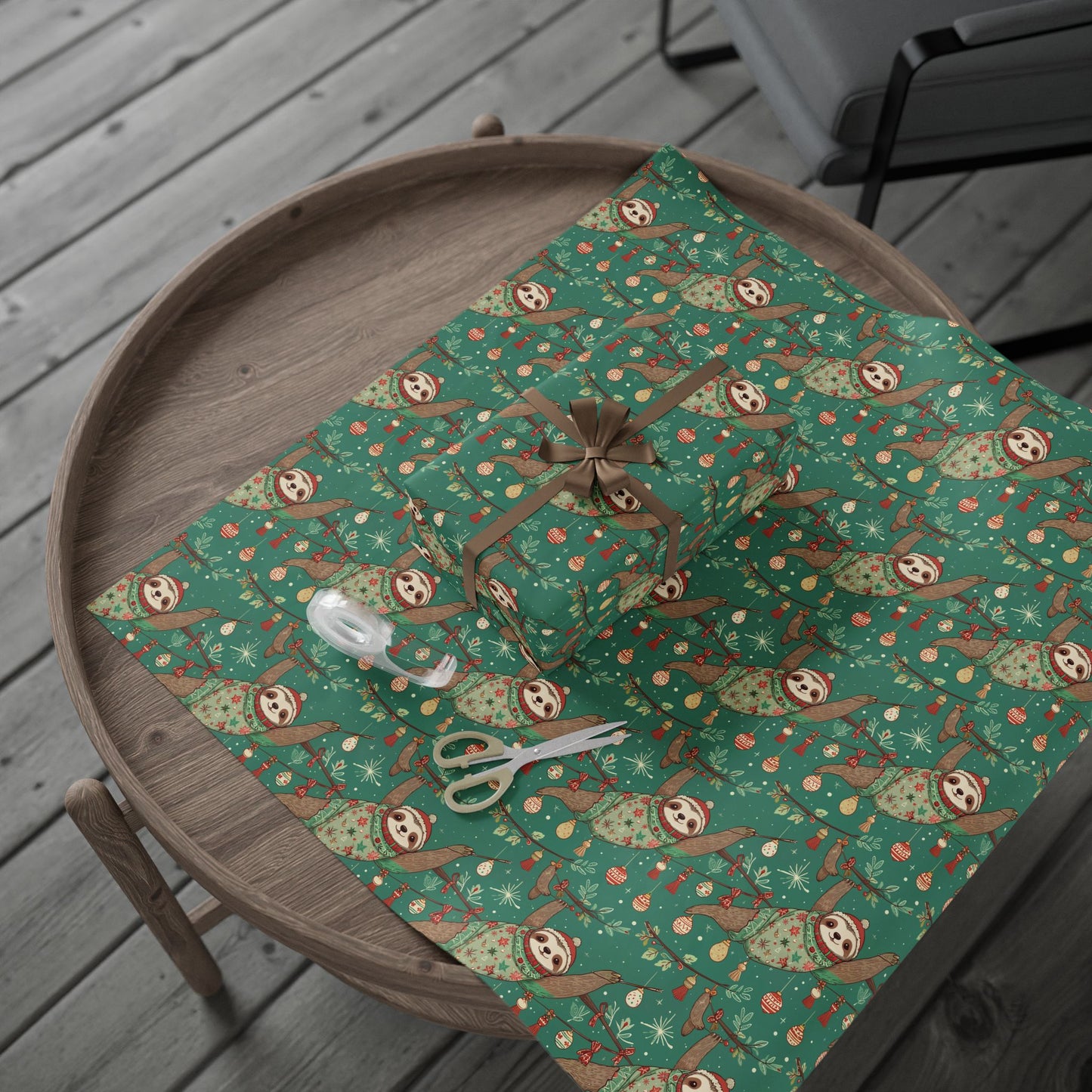 Slow Jingle, Big Mingle – Slothmas Wrapping Paper