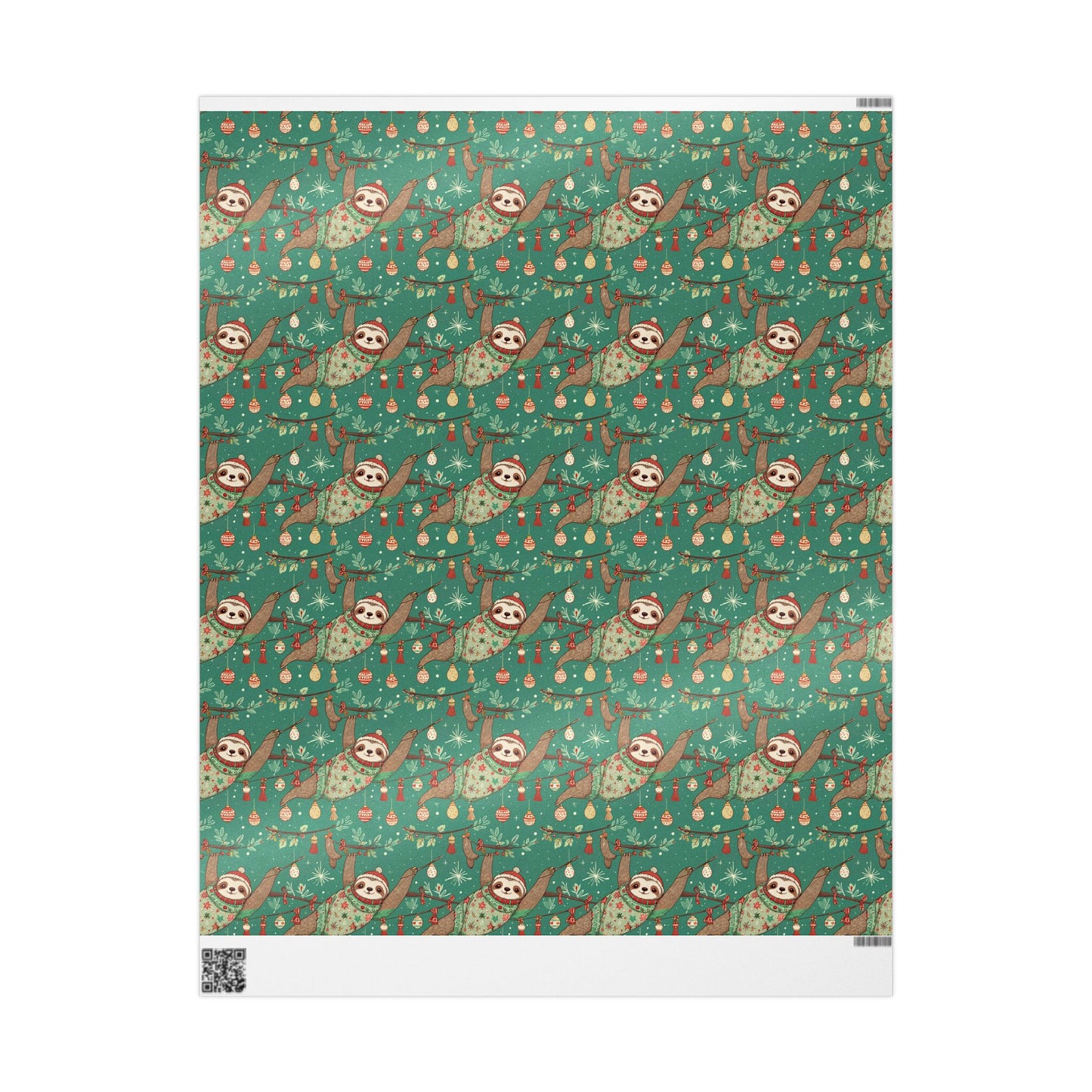 Slow Jingle, Big Mingle – Slothmas Wrapping Paper
