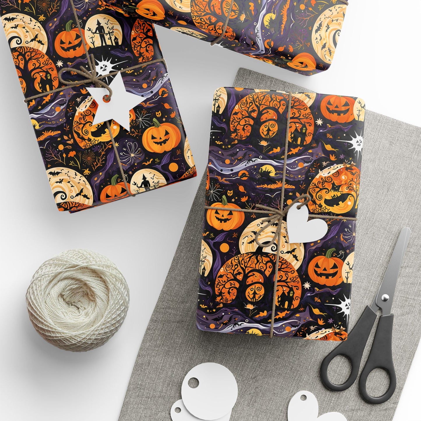 Spooky Halloween Gift Wrap for a Boo - tiful Surprise - Lokipawz