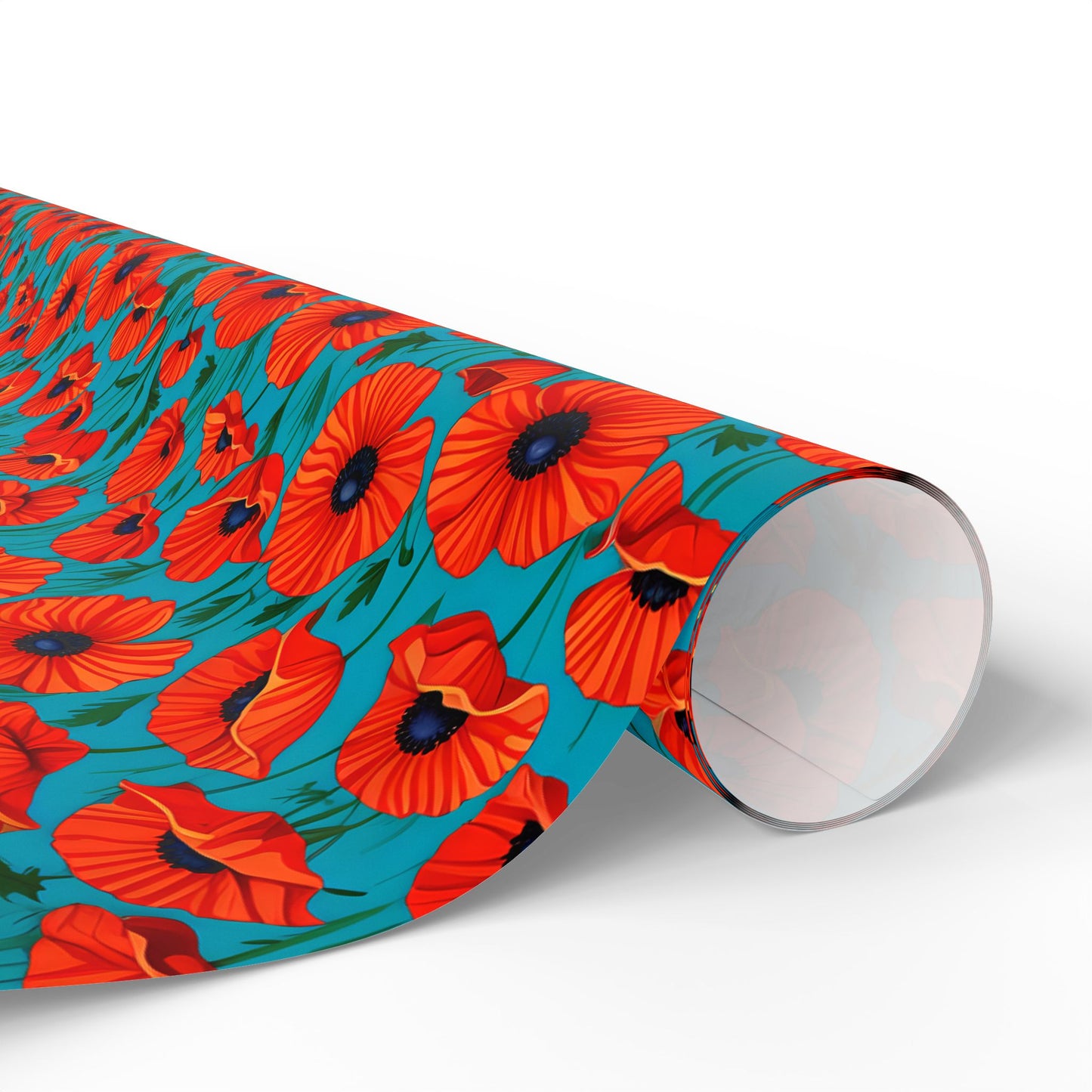 Red Poppies Wrapping Papers