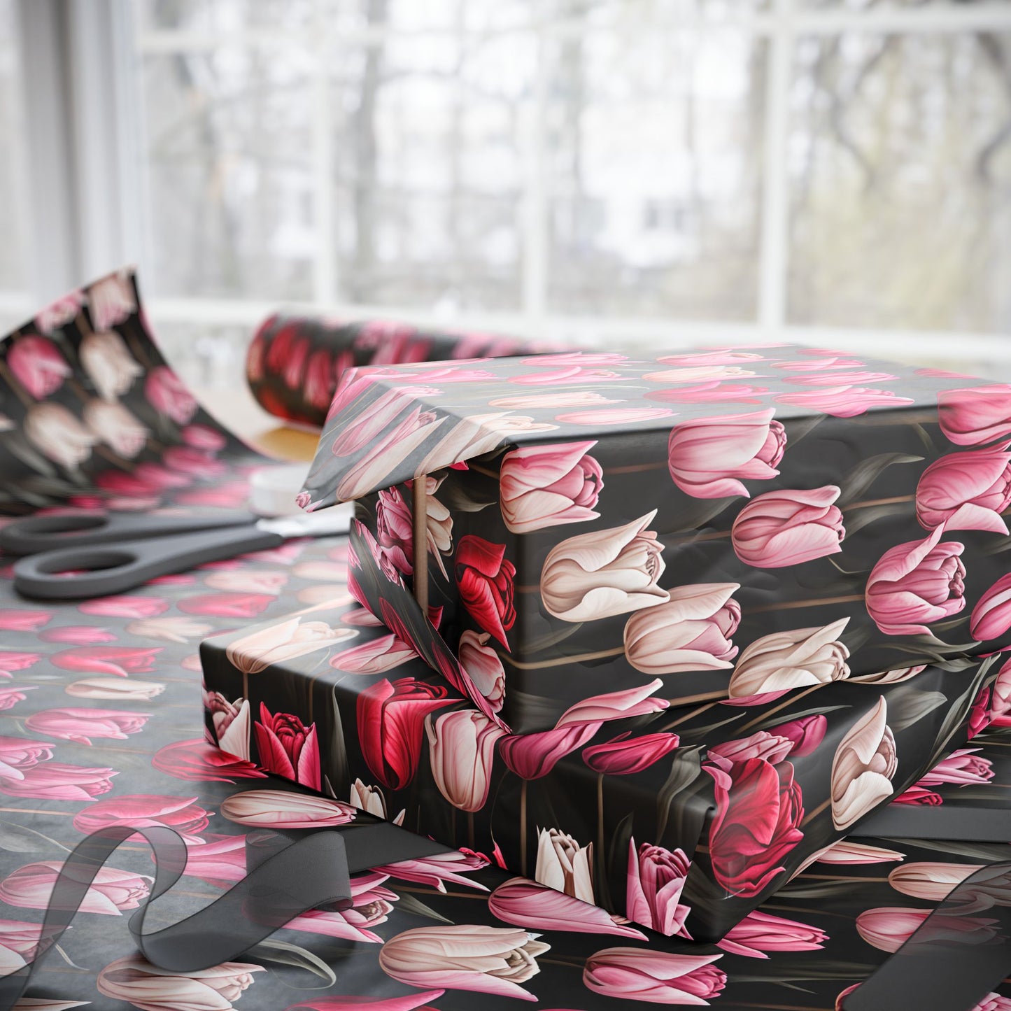 Spring - inspired Tulip Gift Wrap to Brighten Up Your Presents