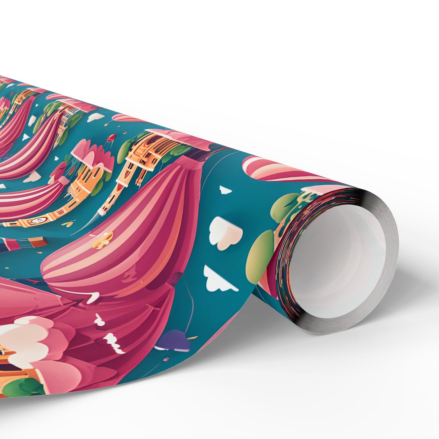 Travel Cityscape Gift Wrapping Paper