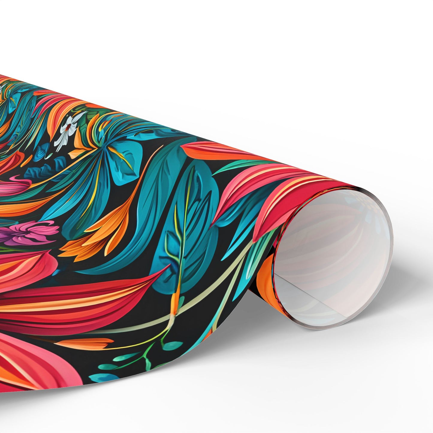 Botanical Bright Floral Design Gift Wrap for Birthdays