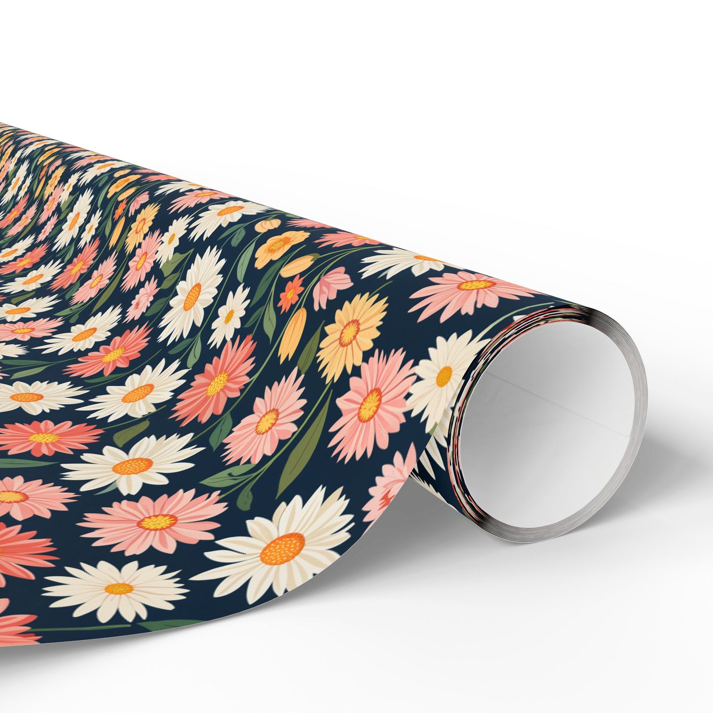 Colorful Daisy Floral Wrapping Paper