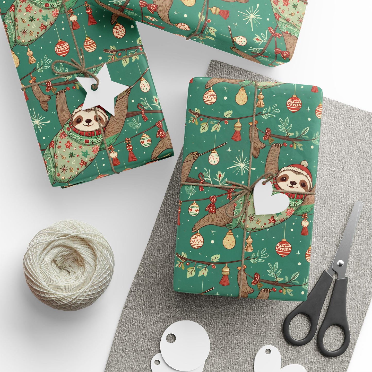 Slow Jingle, Big Mingle – Slothmas Wrapping Paper