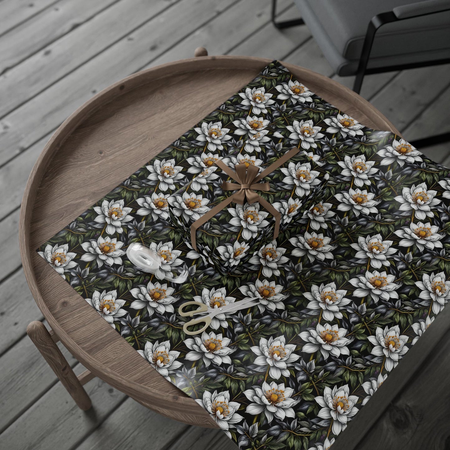 Trendy Botanical Wrapping Paper Eco Friendly Gifting