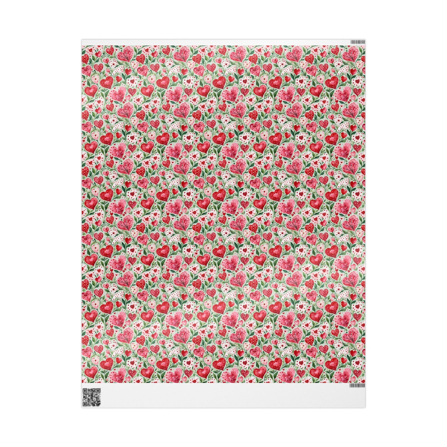 Charming Pink Heart Wrapping Paper for Gift Giving