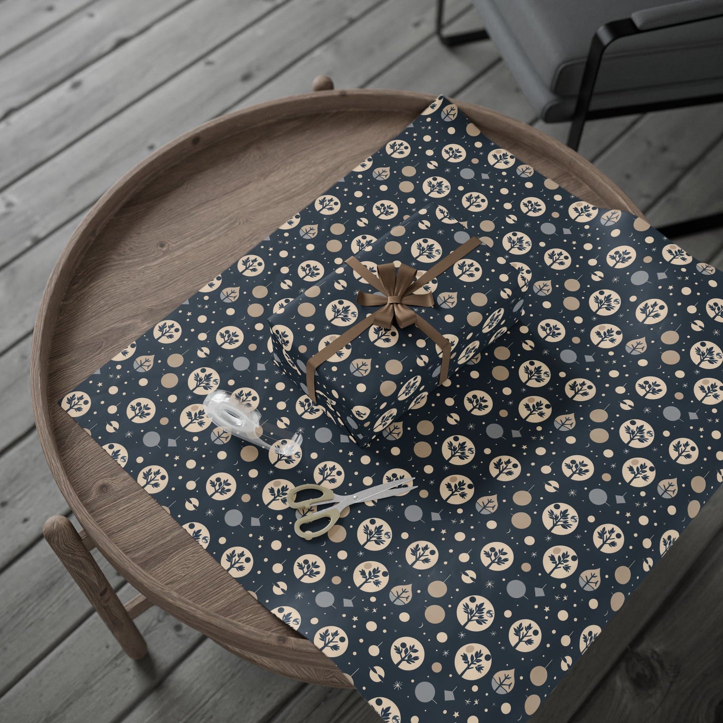 Stellar Stillness – Modern Holiday Wrapping Paper