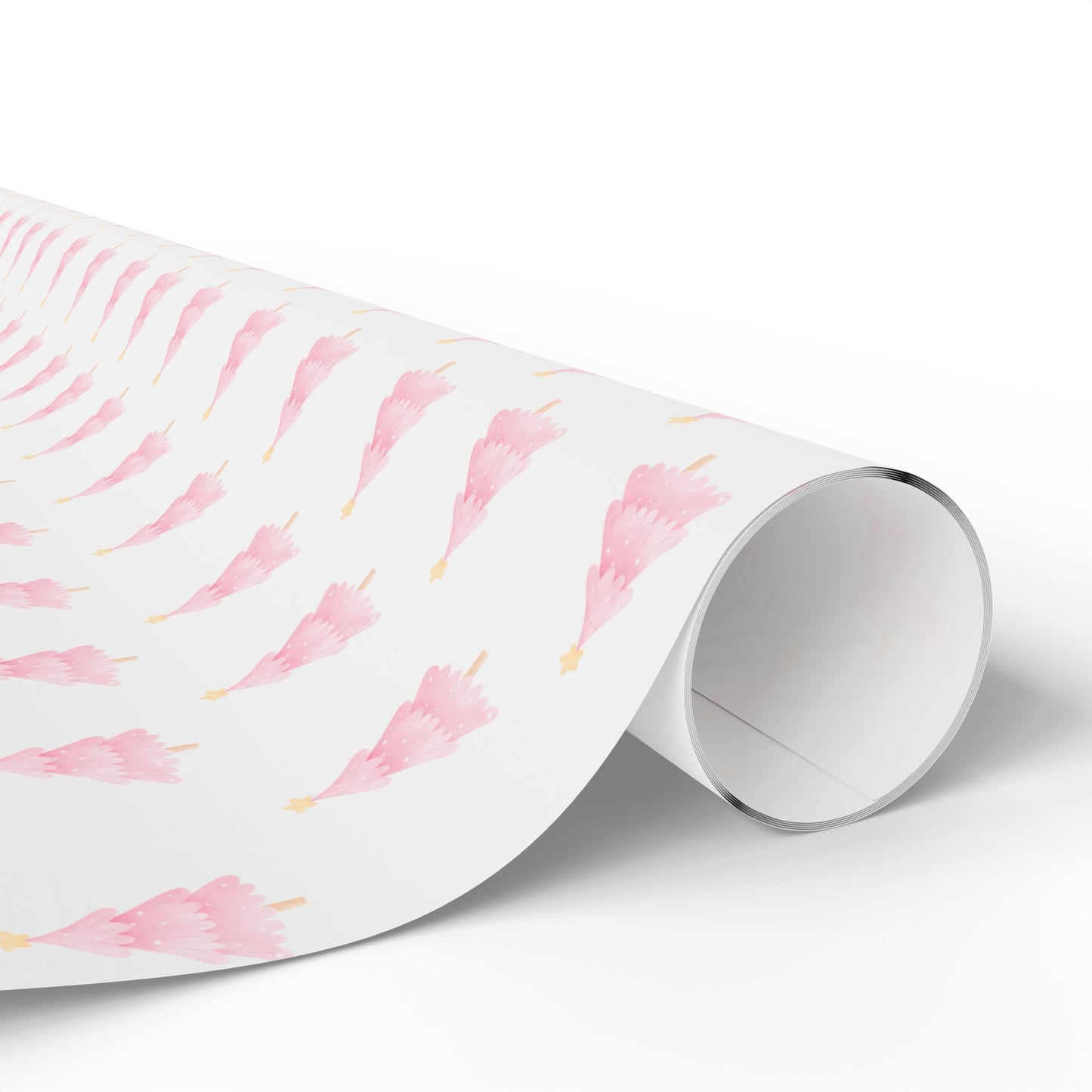 Think Pink Fir - real – Blush Christmas Tree Wrapping Paper