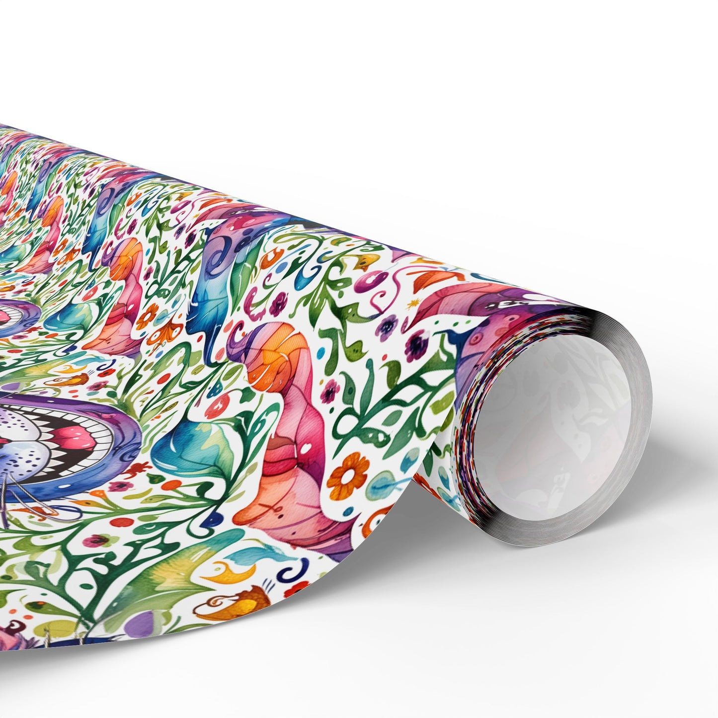 Colorful Cheshire Cat Wrapping Paper