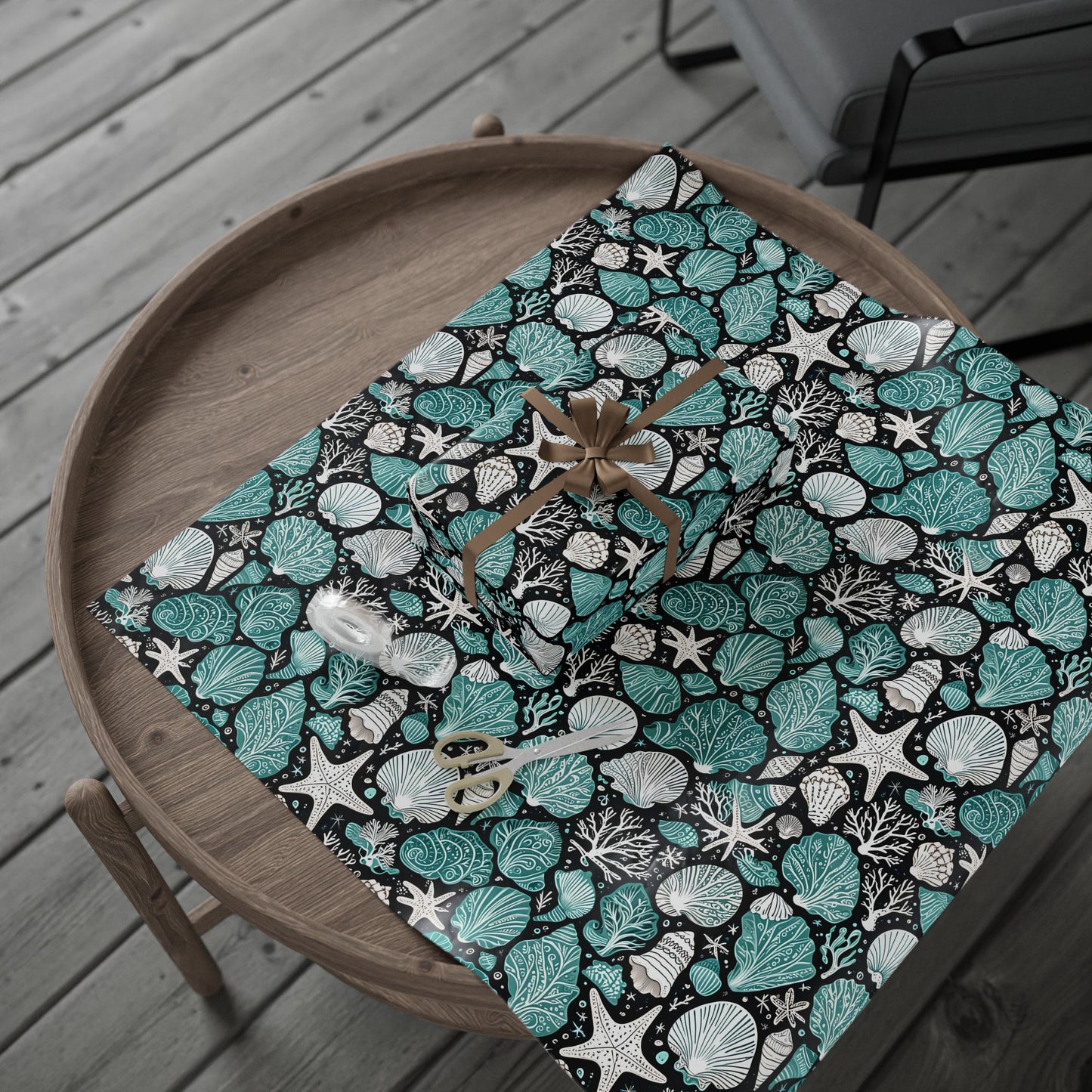 Blue Coastal Dream Wrapping Paper