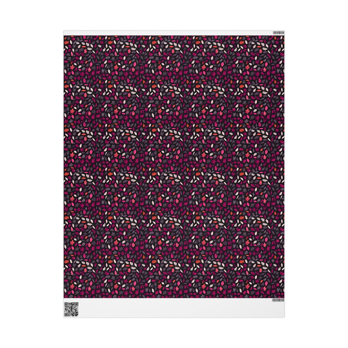 Colorful Pink Leaf Wrapping Paper