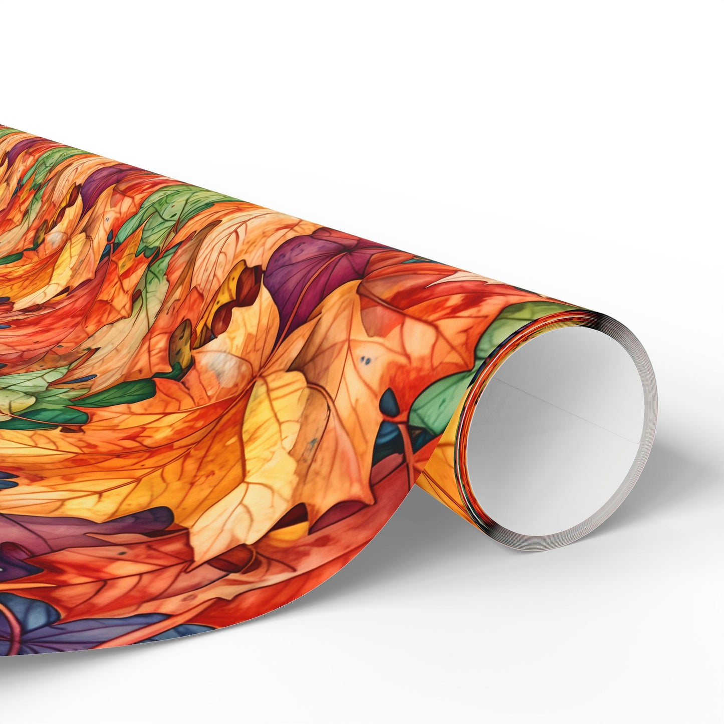 Fall Leaf Wrapping Papers, Autumn Gift Wrap