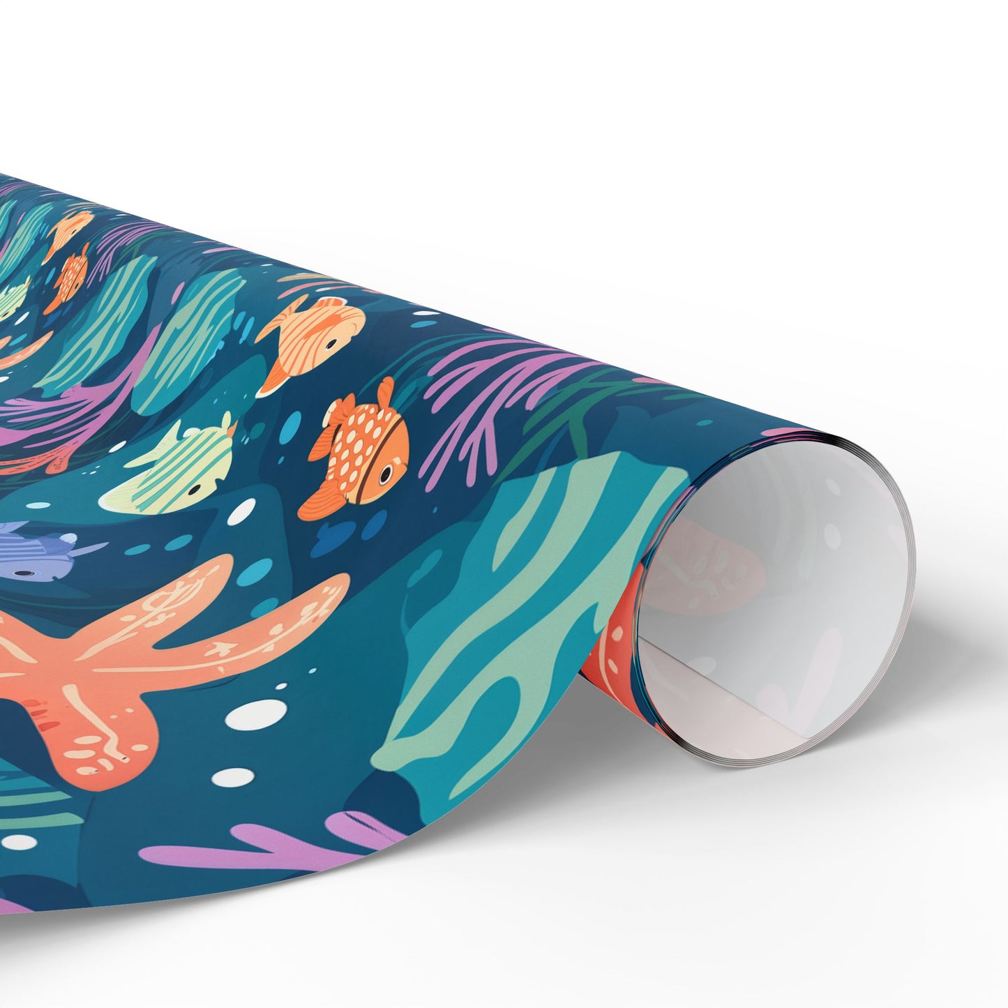 Blue and Coral Under Sea Theme