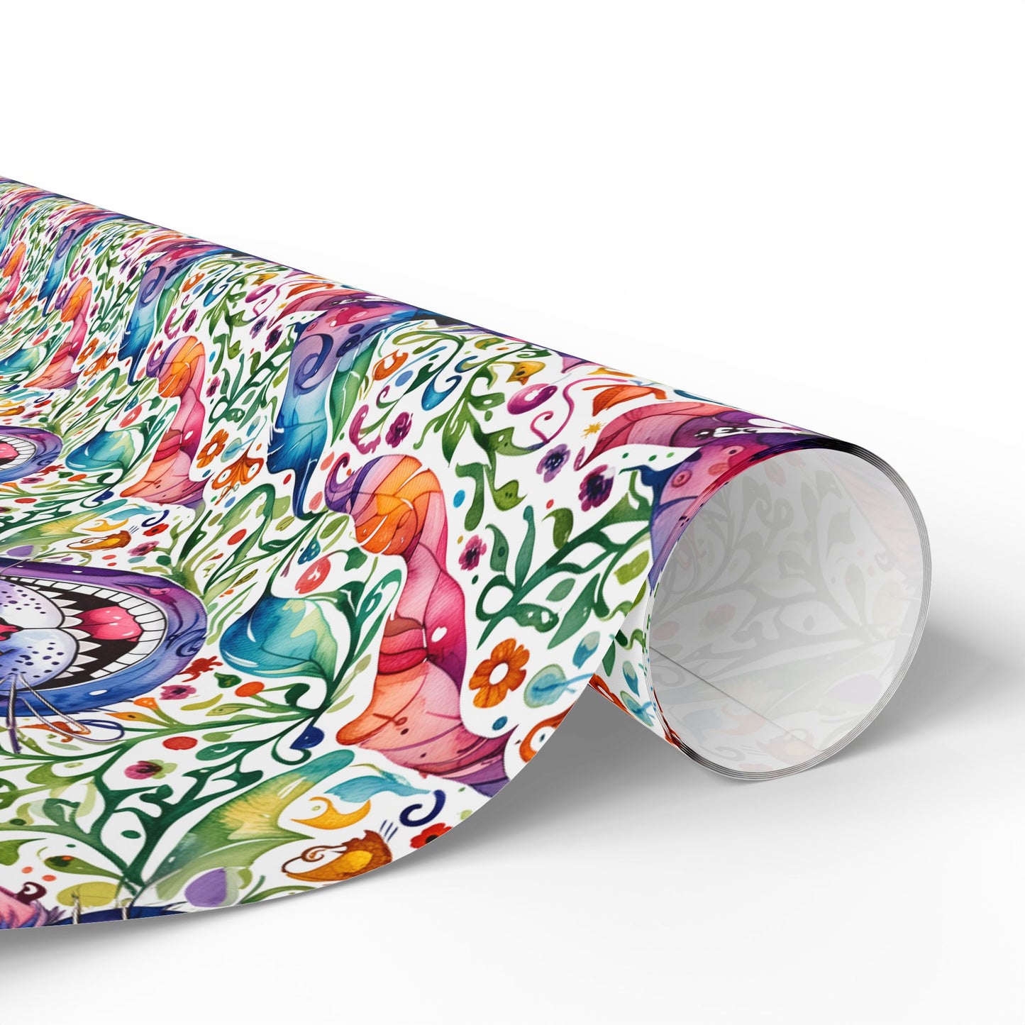 Colorful Cheshire Cat Wrapping Paper