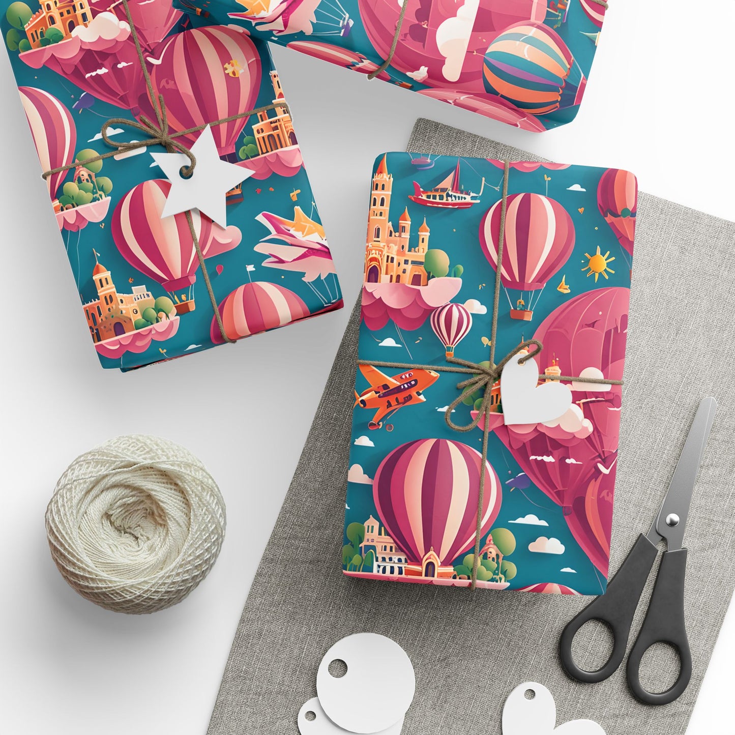 Travel Cityscape Gift Wrapping Paper