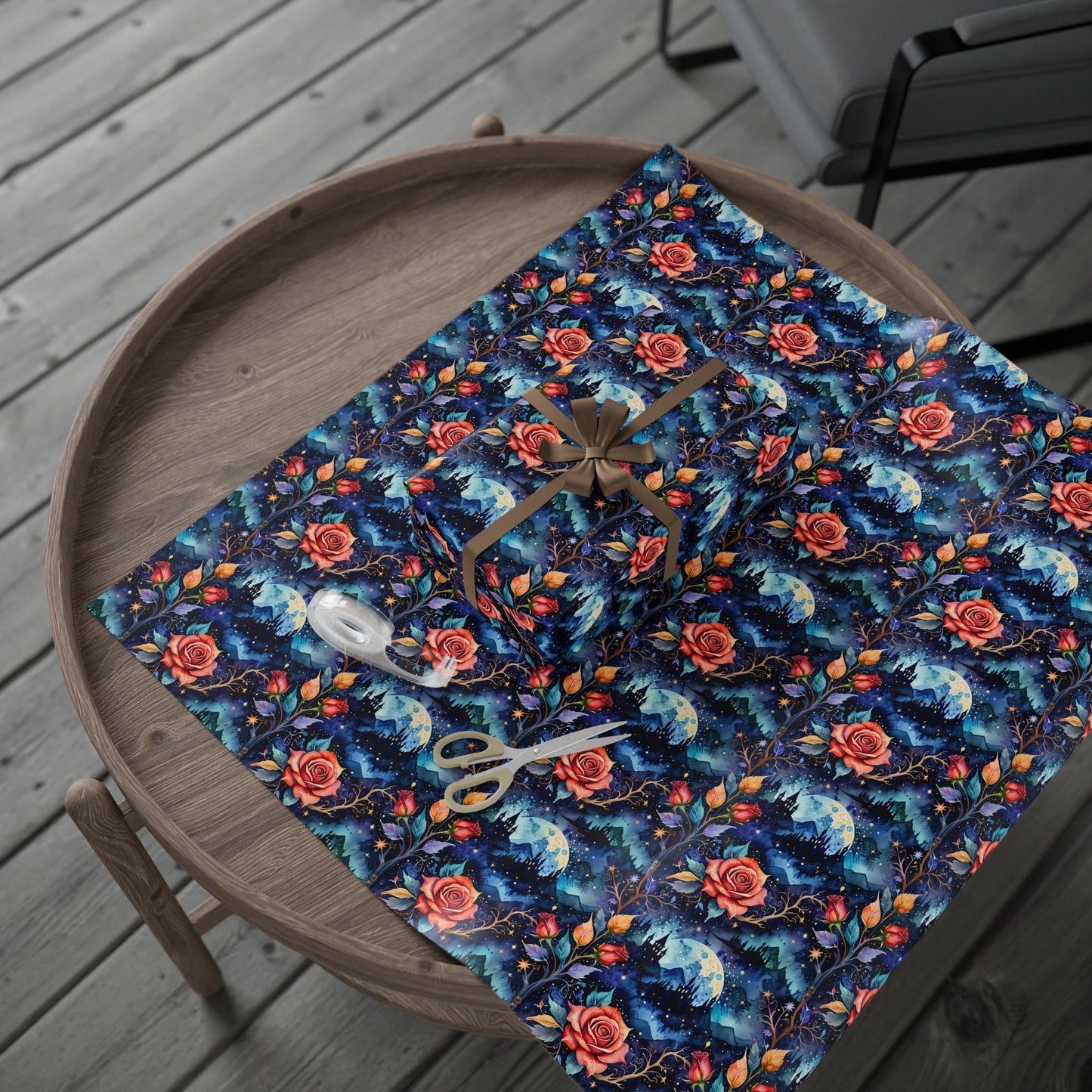 Floral Fantasy Wrapping Paper - Elegant Gift Wrap