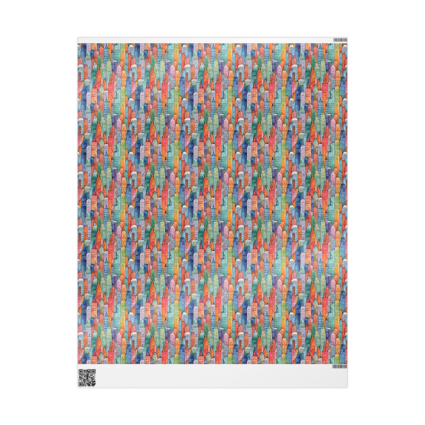 Abstract Cityscape Wrapping Papers