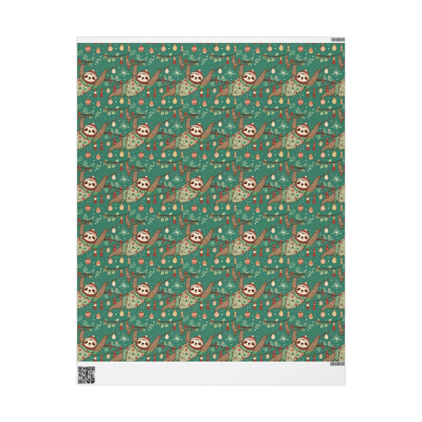 Slow Jingle, Big Mingle – Slothmas Wrapping Paper