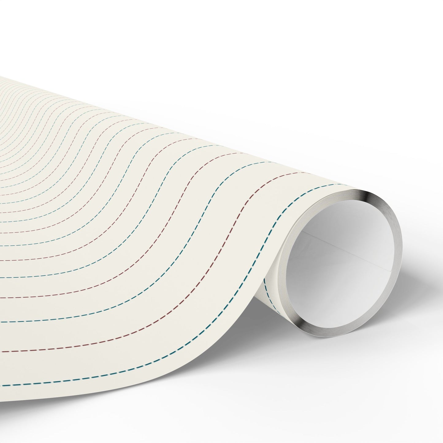 Elegant Stripe Wrapping Paper (cream, red, blue)