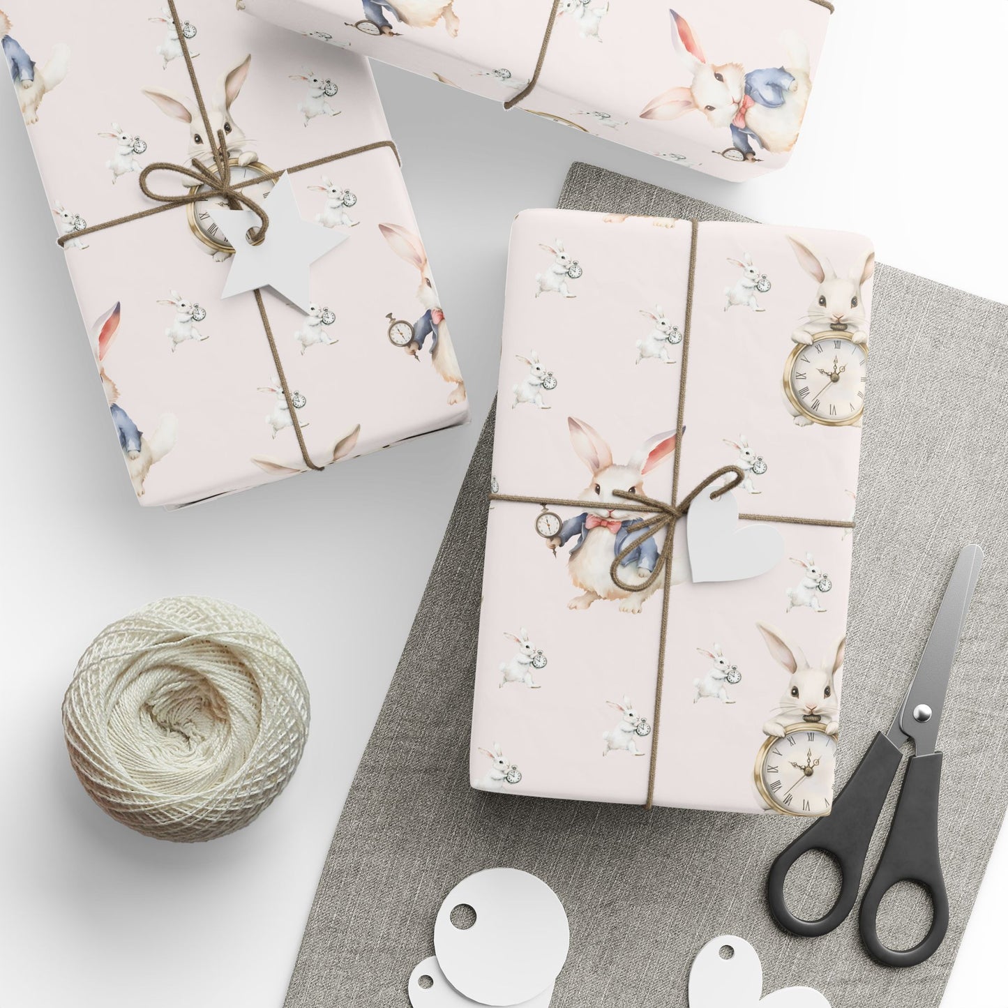White Rabbit Wrapping Paper