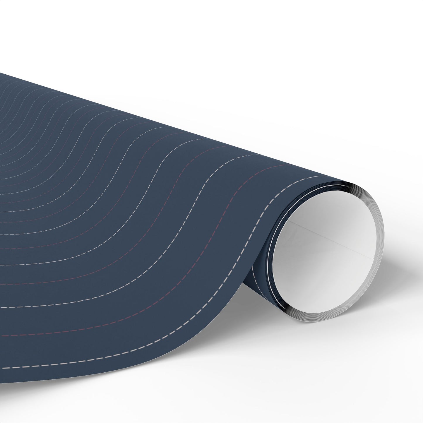 Elegant Navy Striped Wrapping Paper