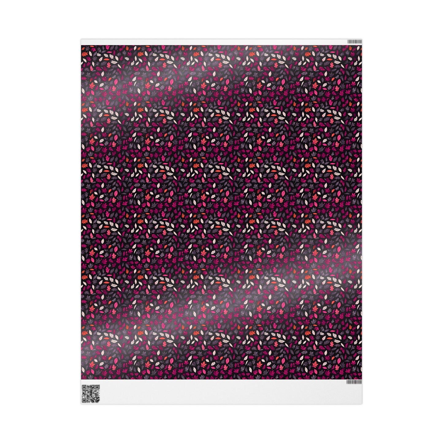 Colorful Pink Leaf Wrapping Paper