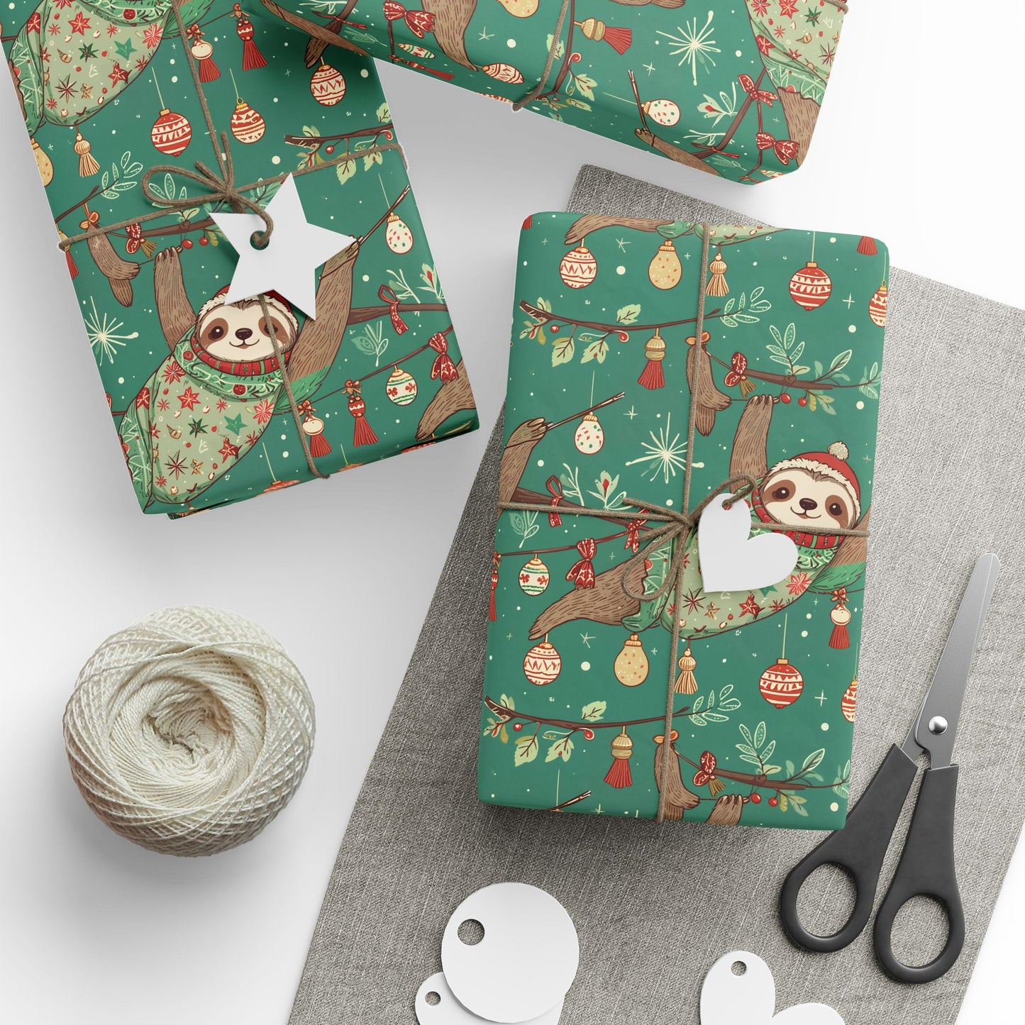 Slow Jingle, Big Mingle – Slothmas Wrapping Paper