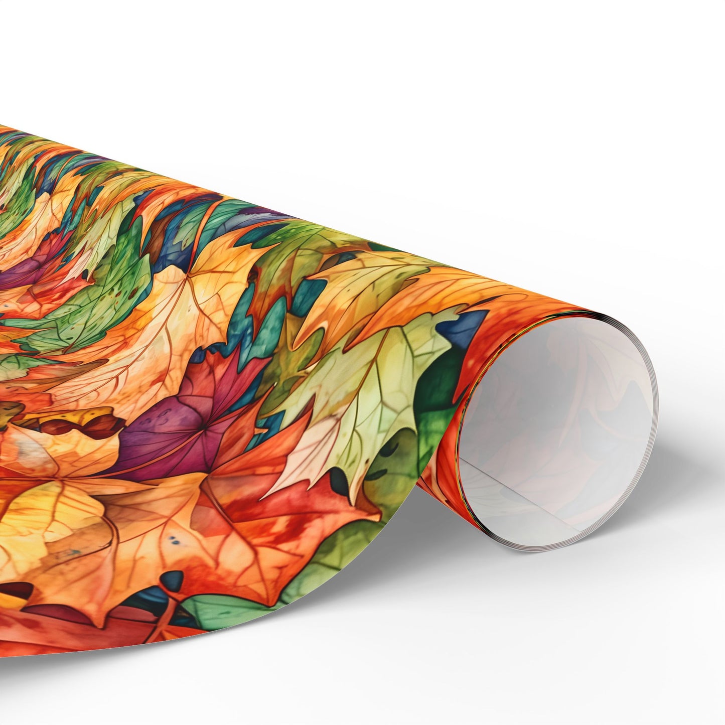 Fall Leaf Wrapping Papers, Autumn Gift Wrap