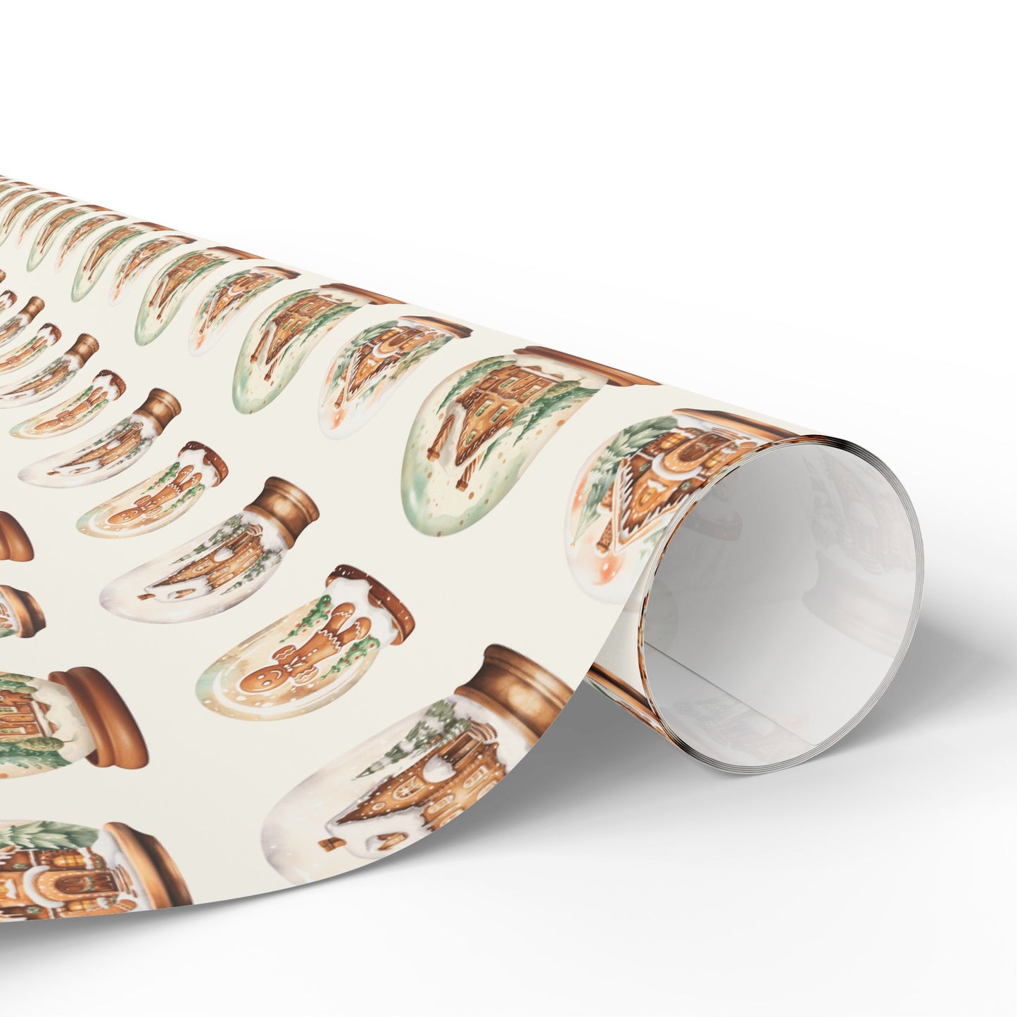 Shake It Off – Gingerbread Globe Glow Wrapping Paper