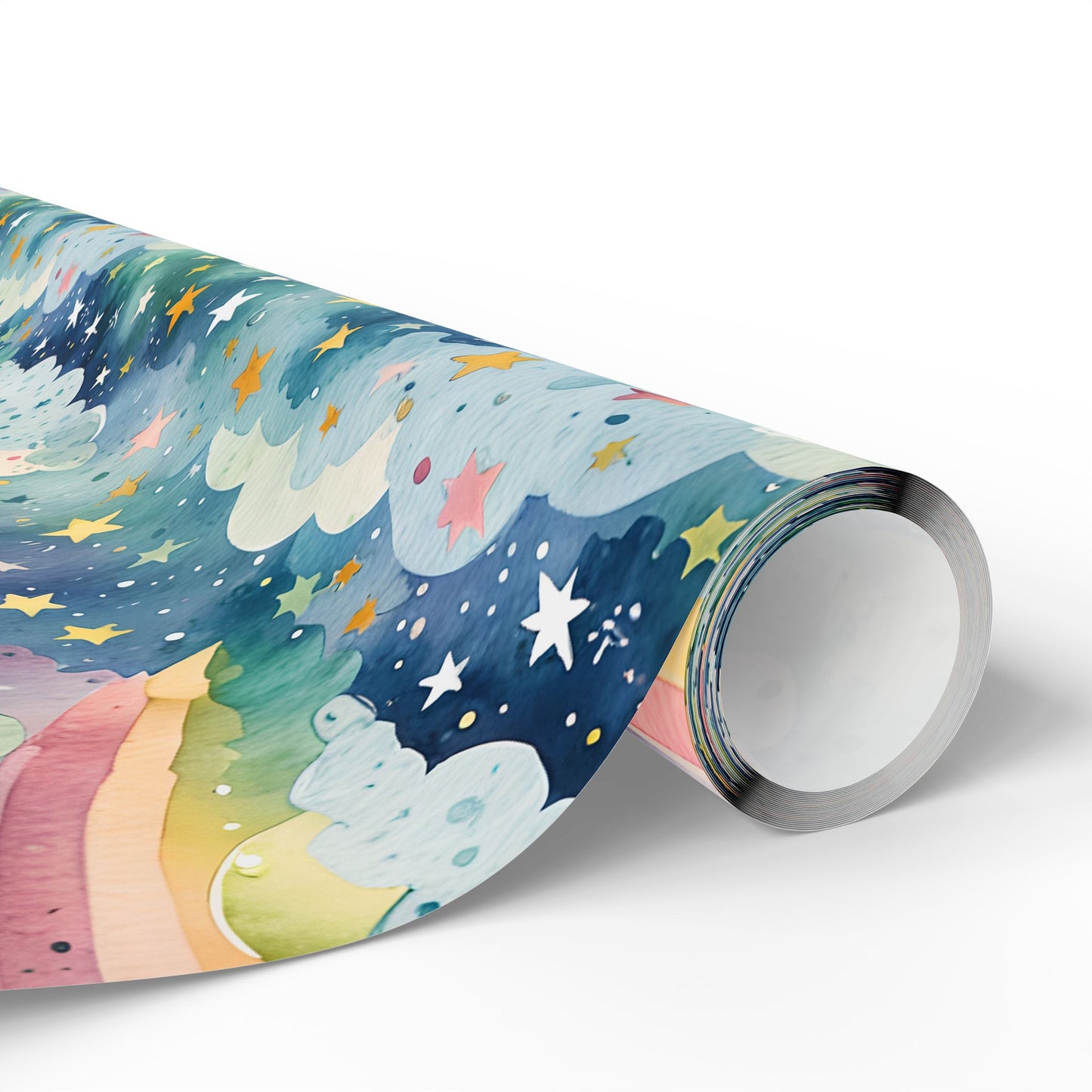 Rainbow Skies – Colorful Cloud Wrap for Joyful Gifting