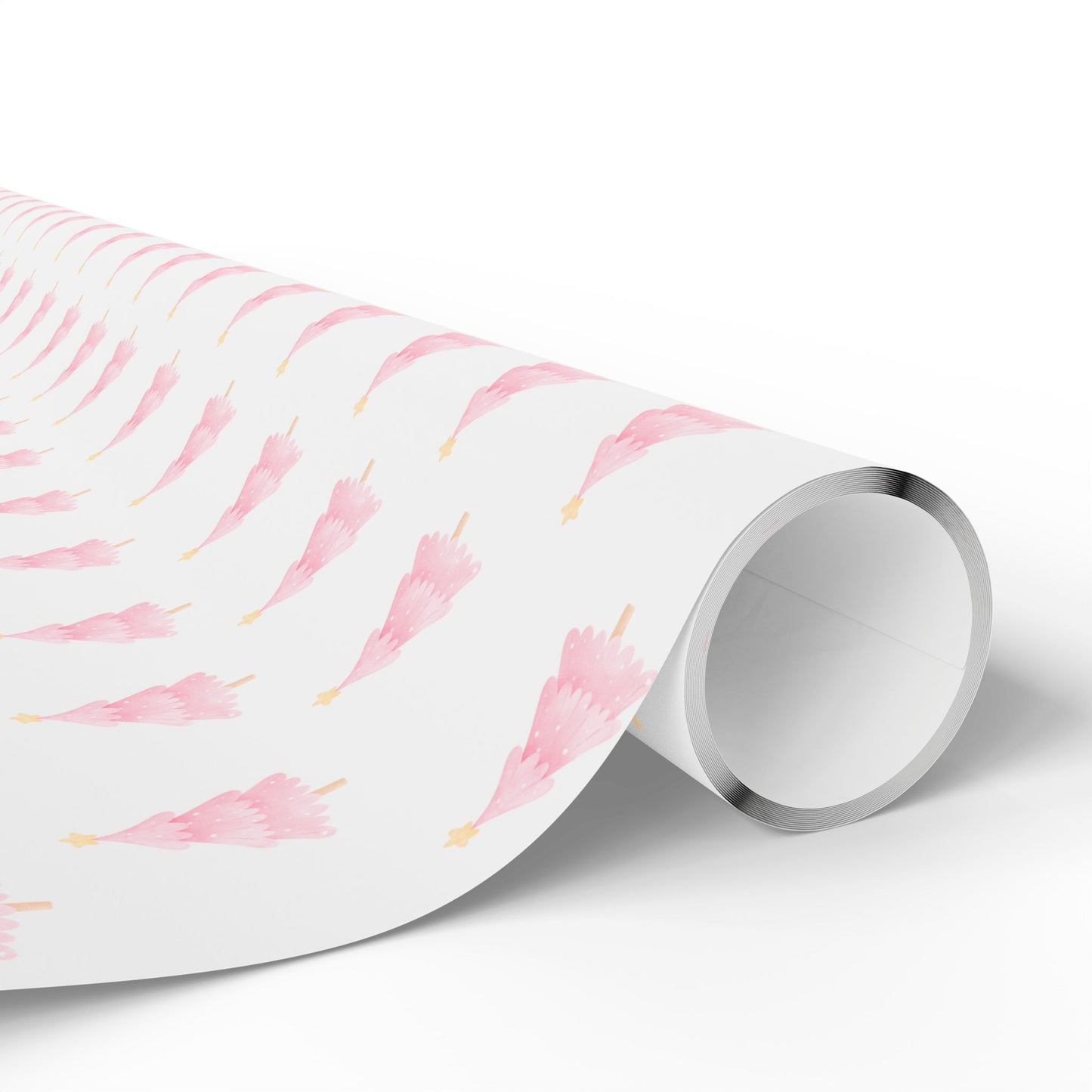 Think Pink Fir - real – Blush Christmas Tree Wrapping Paper