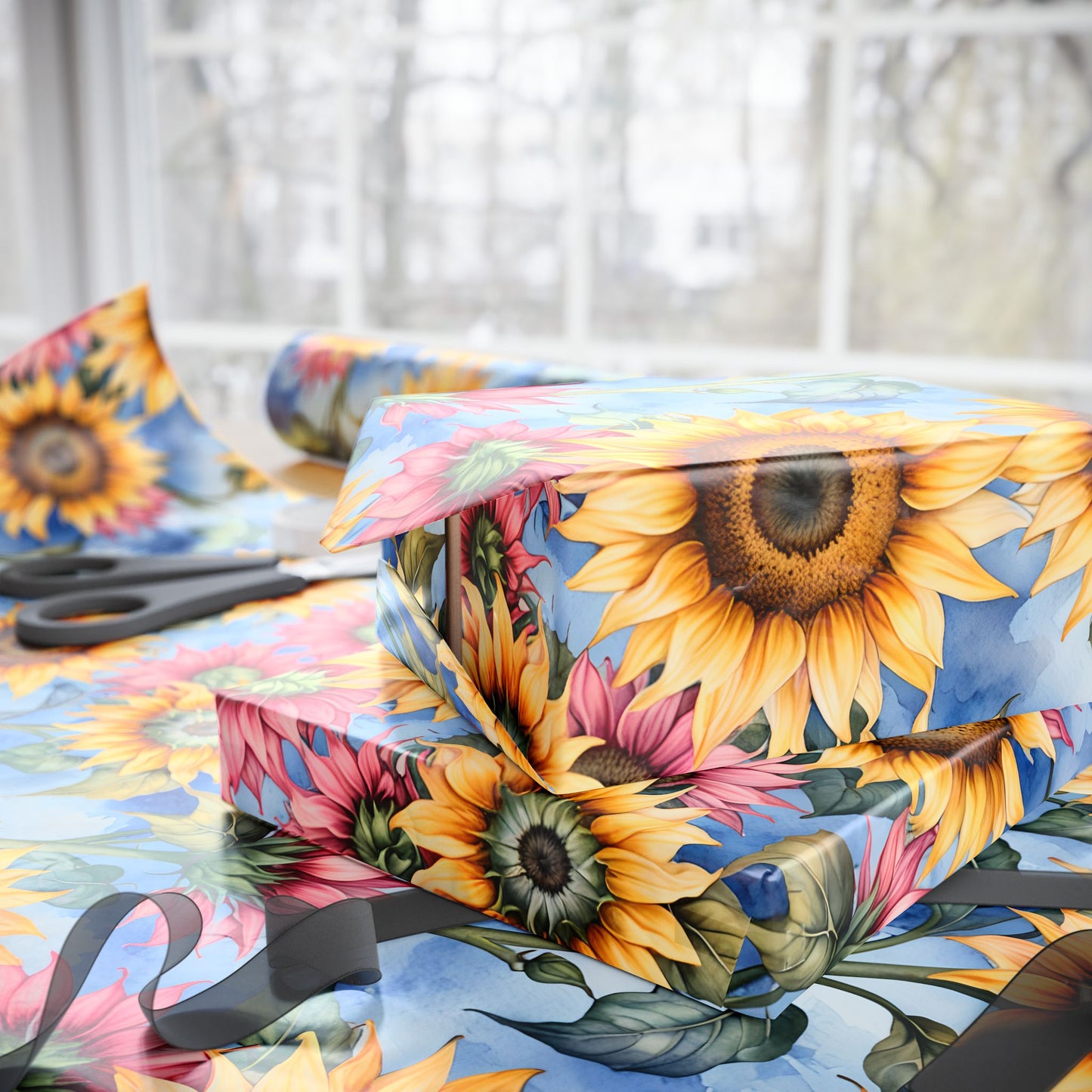 Wrapping Papers - Sunny Days Ahead Sunflower